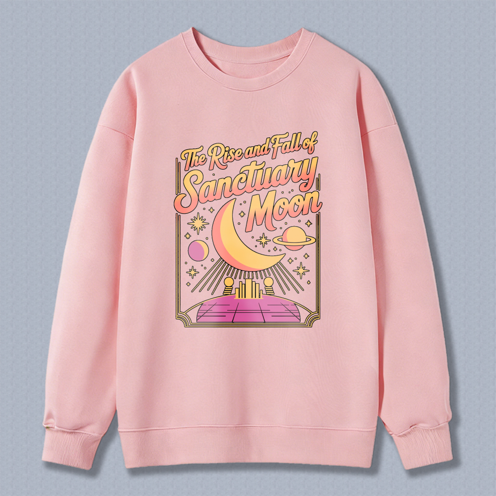 Wardrobecart The Rise And Fall Of Sanctuary Moon Cosmic Design Unisex Classic Sweatshirt