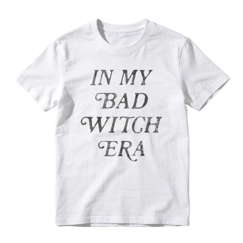 In My Bad Witch Era Funny Halloween Quote Graphic T-shirt