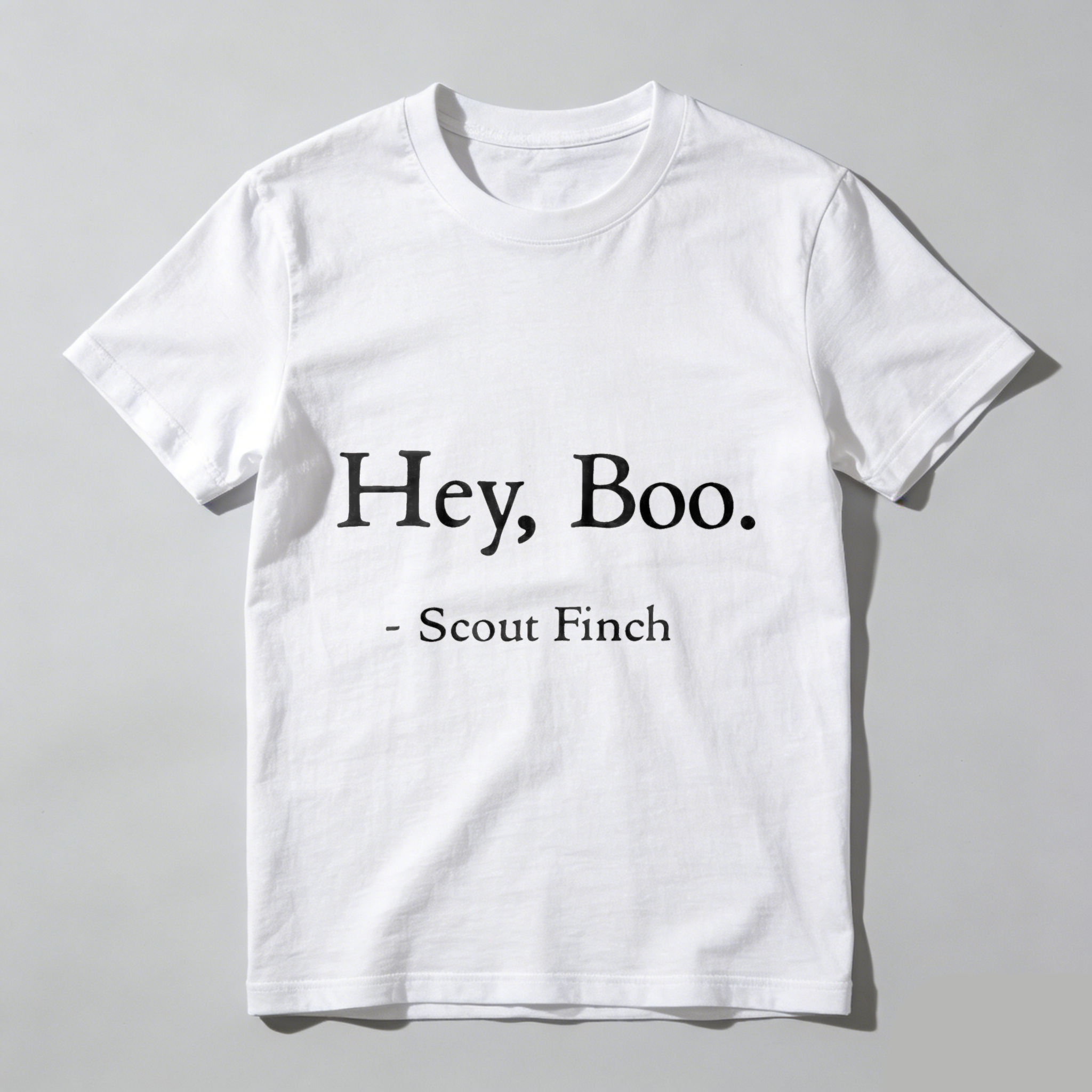 Wardrobecart Hey Boo Scout Finch Tshirt