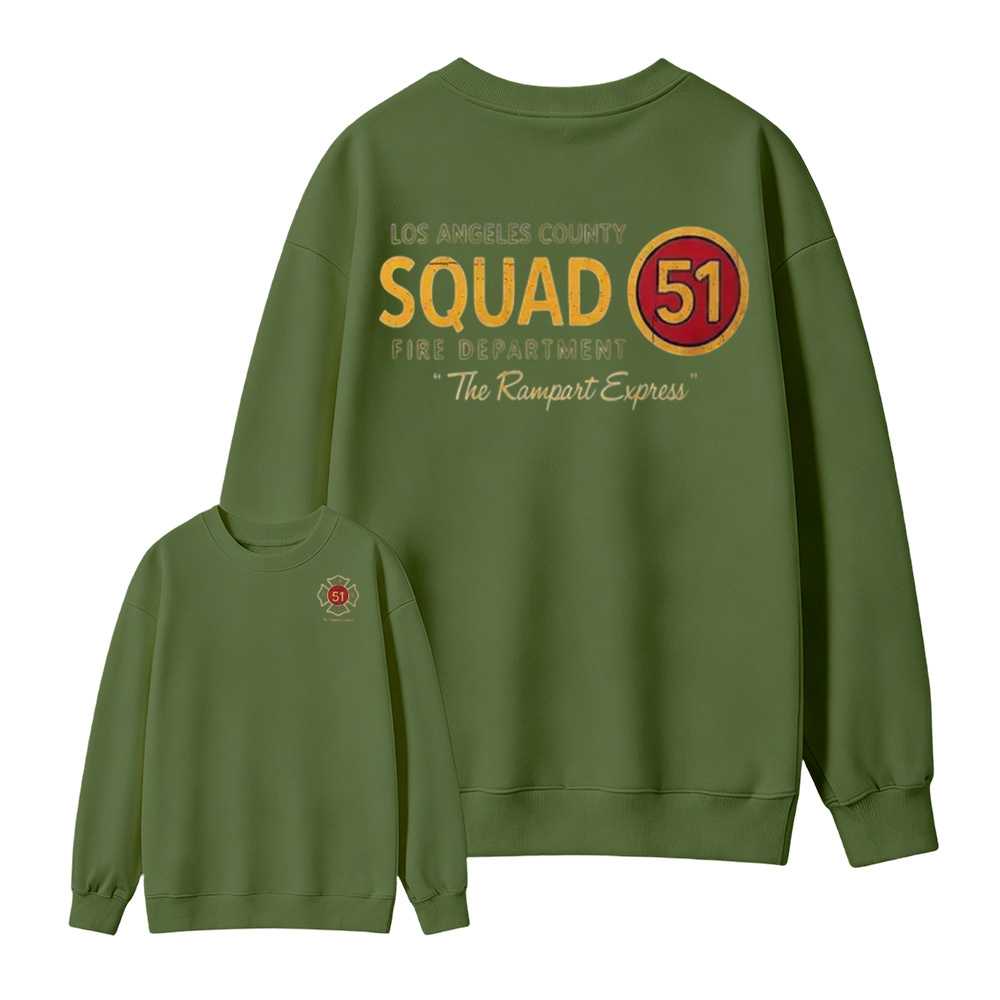 Los Angeles County Squad 51 Fire Department Sweatshirt