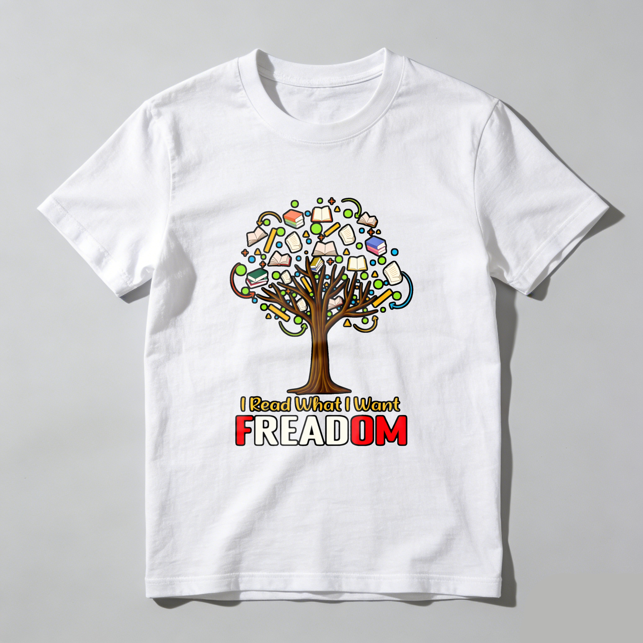 Wardrobecart I Read What I Want Freadom Tree Books Tshirt