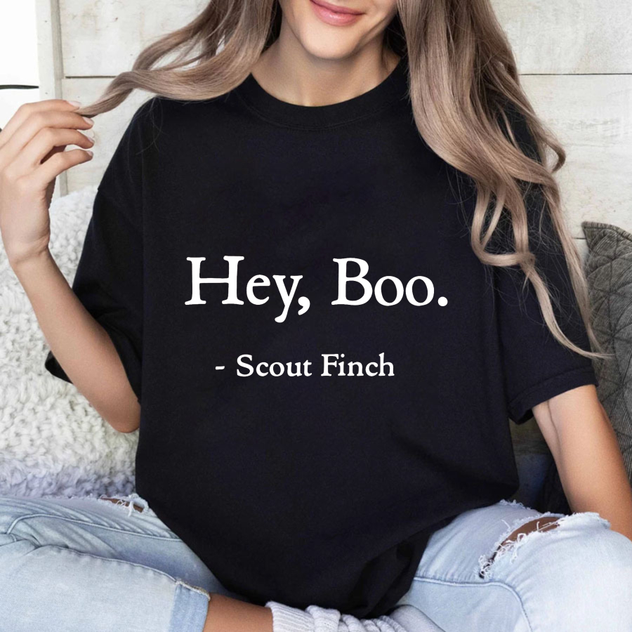Wardrobecart Hey Boo Scout Finch Tshirt