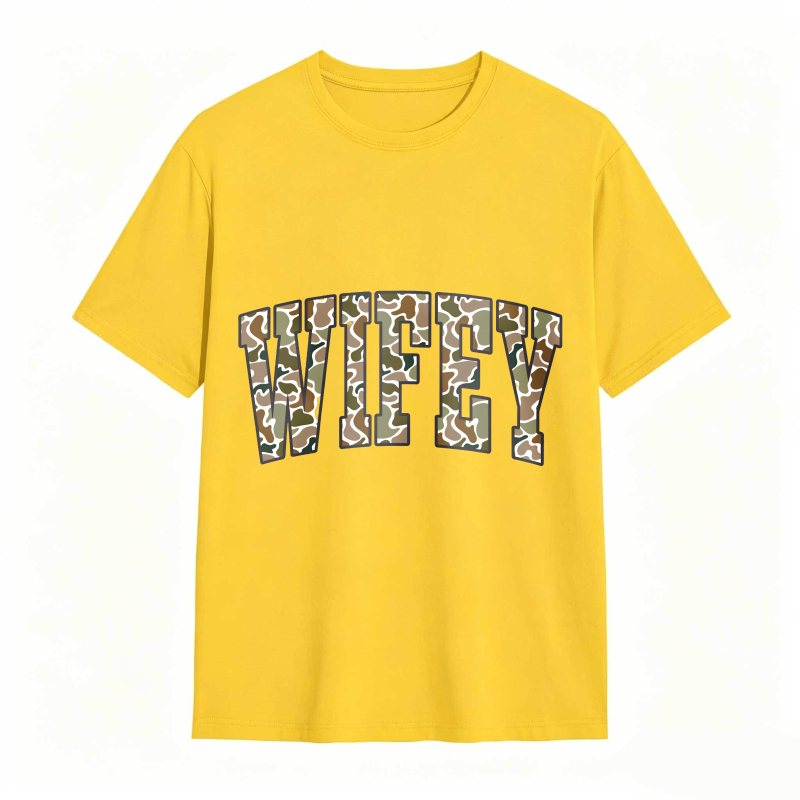 Comfort Colors Camouflage Wifey Shirt