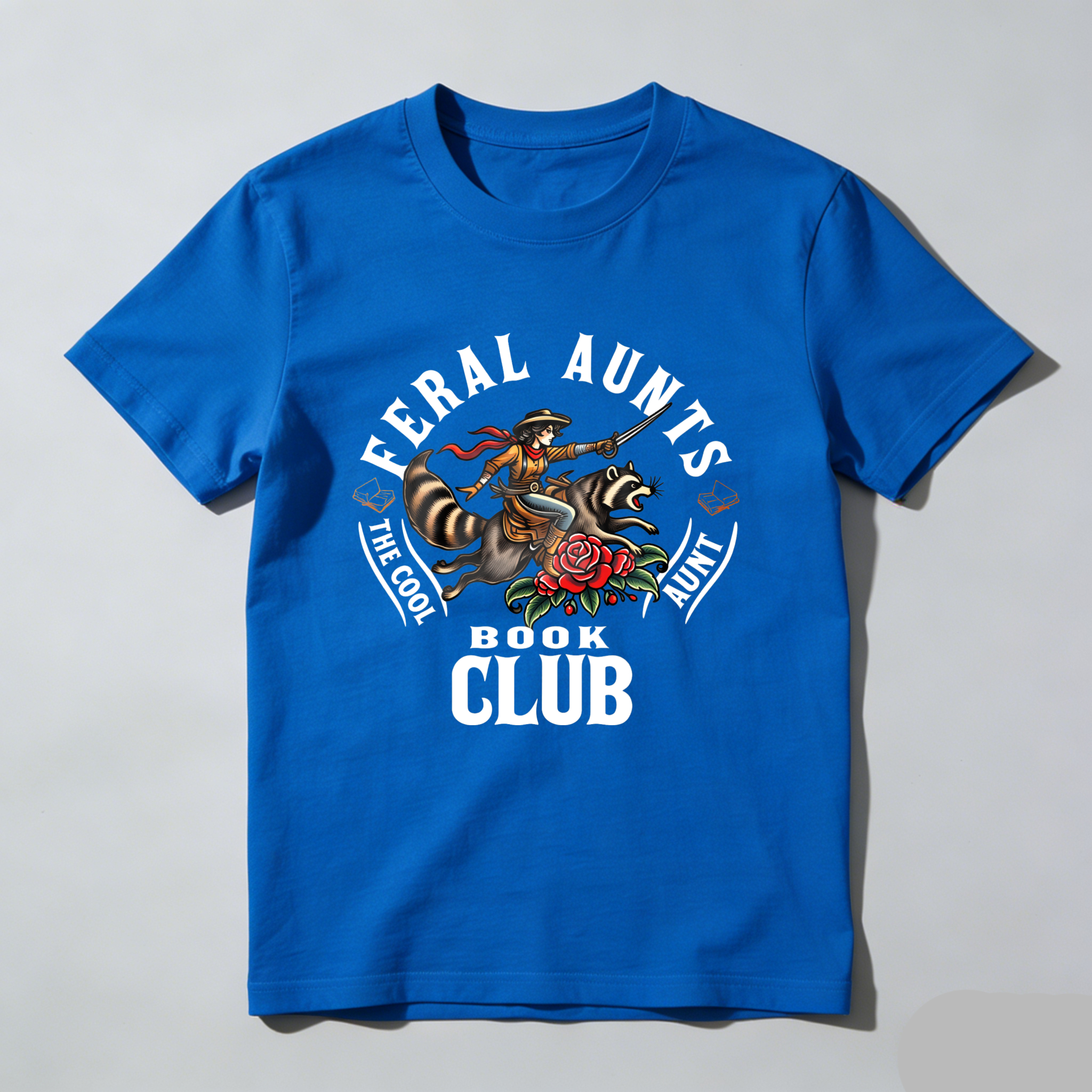 Wardrobecart Feral Aunts Book Club The Cool Aunt tshirt