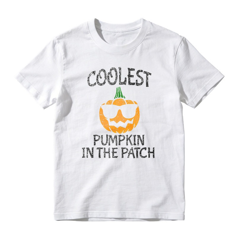 Coolest Pumpkin In The Patch Funny Halloween Sunglasses Jack O Lantern Unisex Classic T-shirt