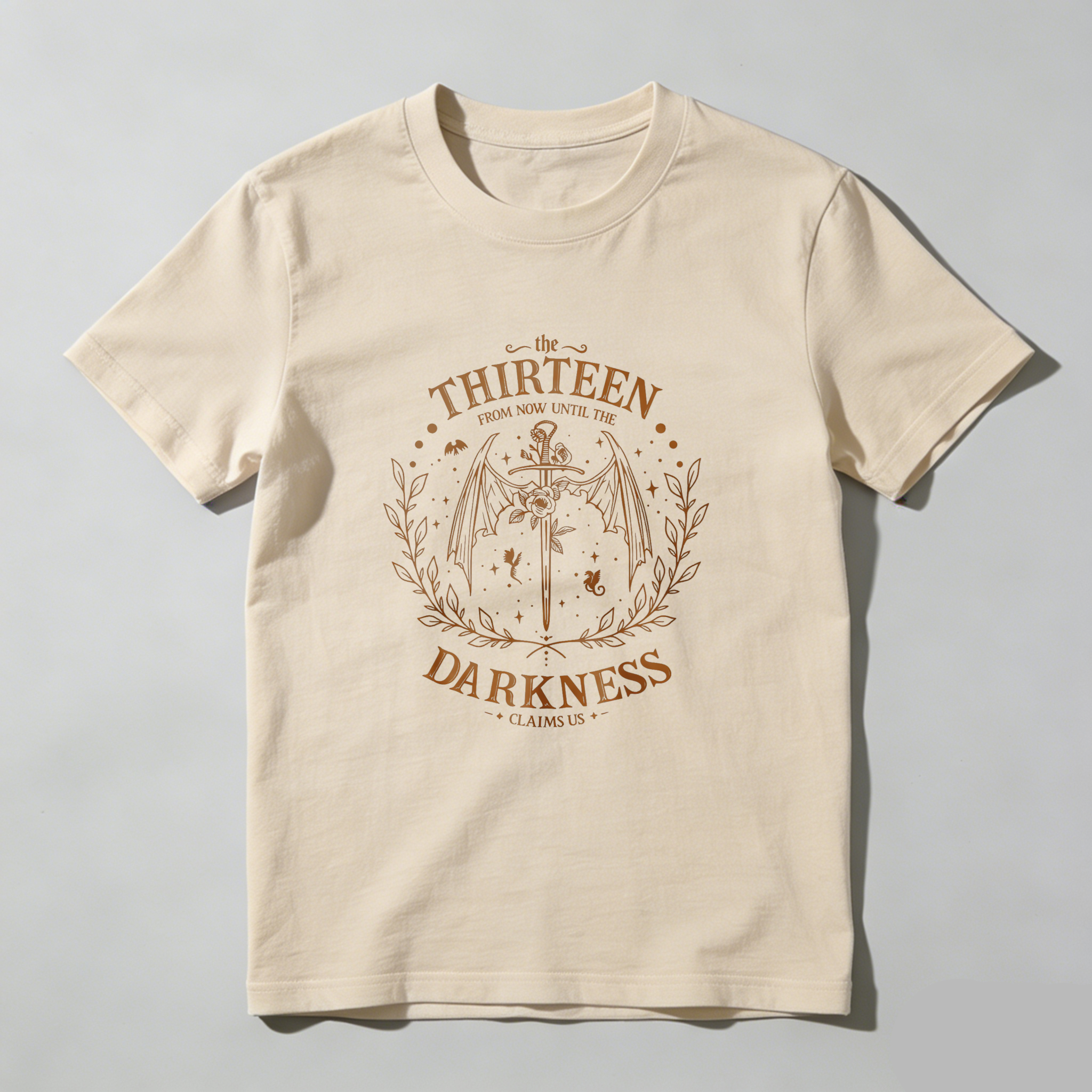 Wardrobecart Thirteen From Now Until The Darkness Claims Us Tshirt