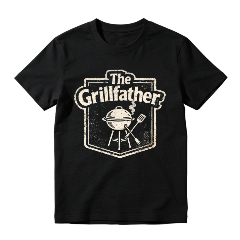 The Grillfather Barbecue Grill And Spatula Graphic Unisex Classic T-shirt