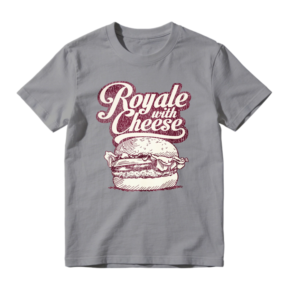 Royale With Cheese Burger Graphic, Unisex Classic T-shirt