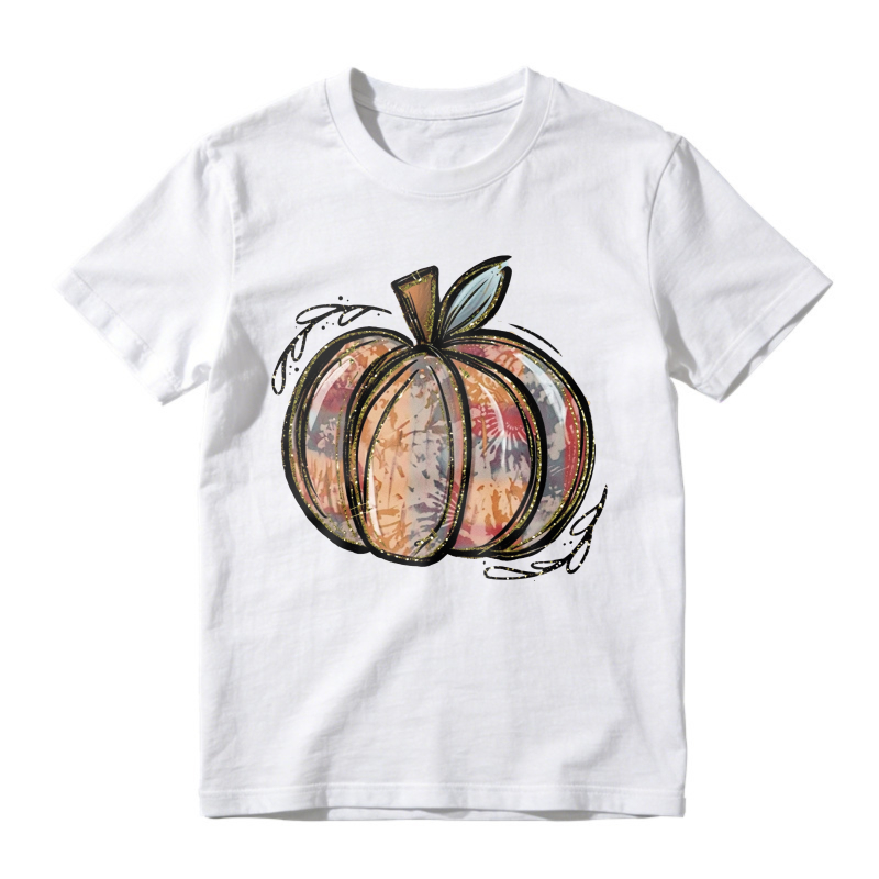 Abstract Artistic Pumpkin Design Unisex Classic T Shirt