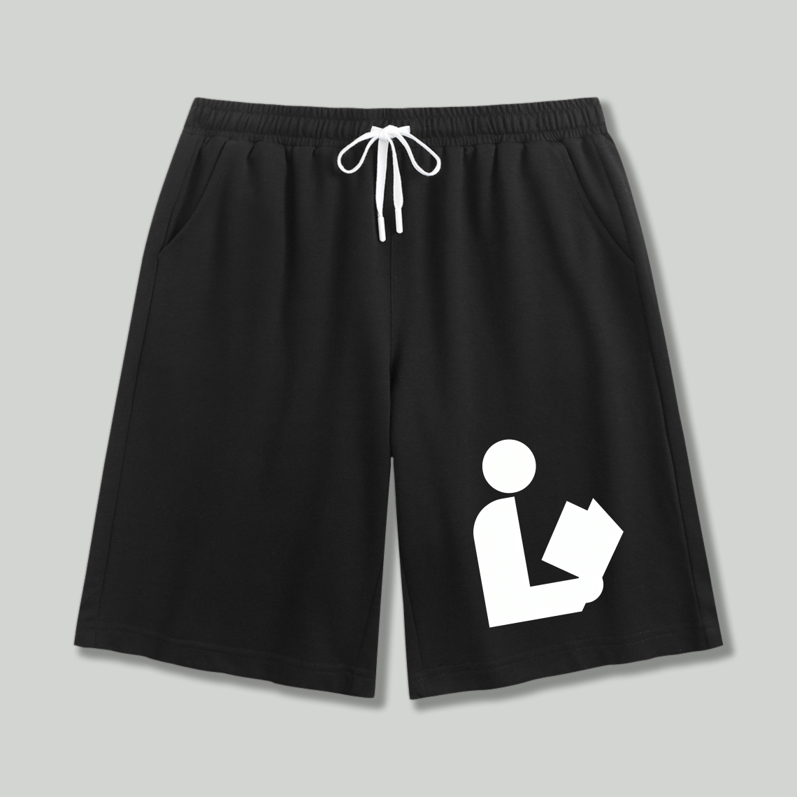Wardrobecart Reading Person Icon Shorts