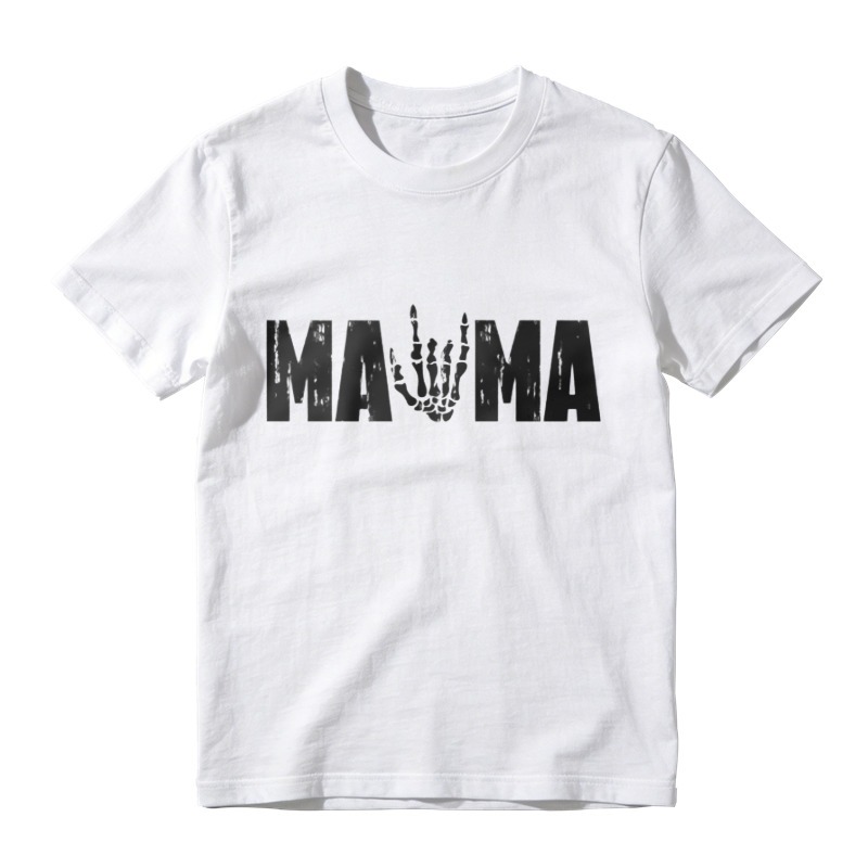 Mama Skeleton Hand Graphic T-shirt
