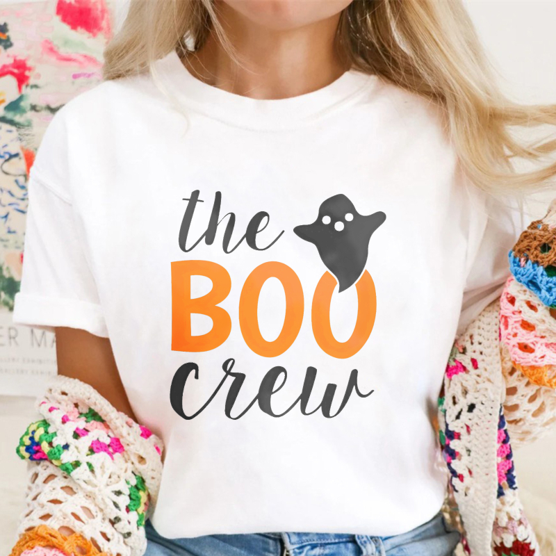 The Boo Crew Ghost Halloween Unisex Classic T-shirt
