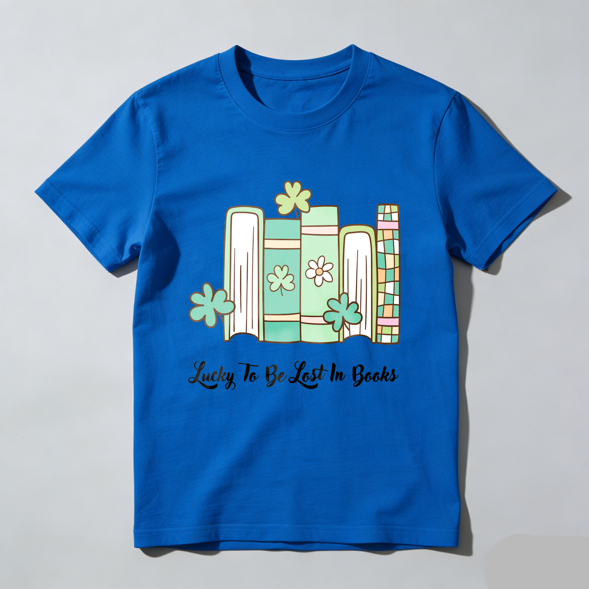 Wardrobecart Books With Flowers And Text tshirt