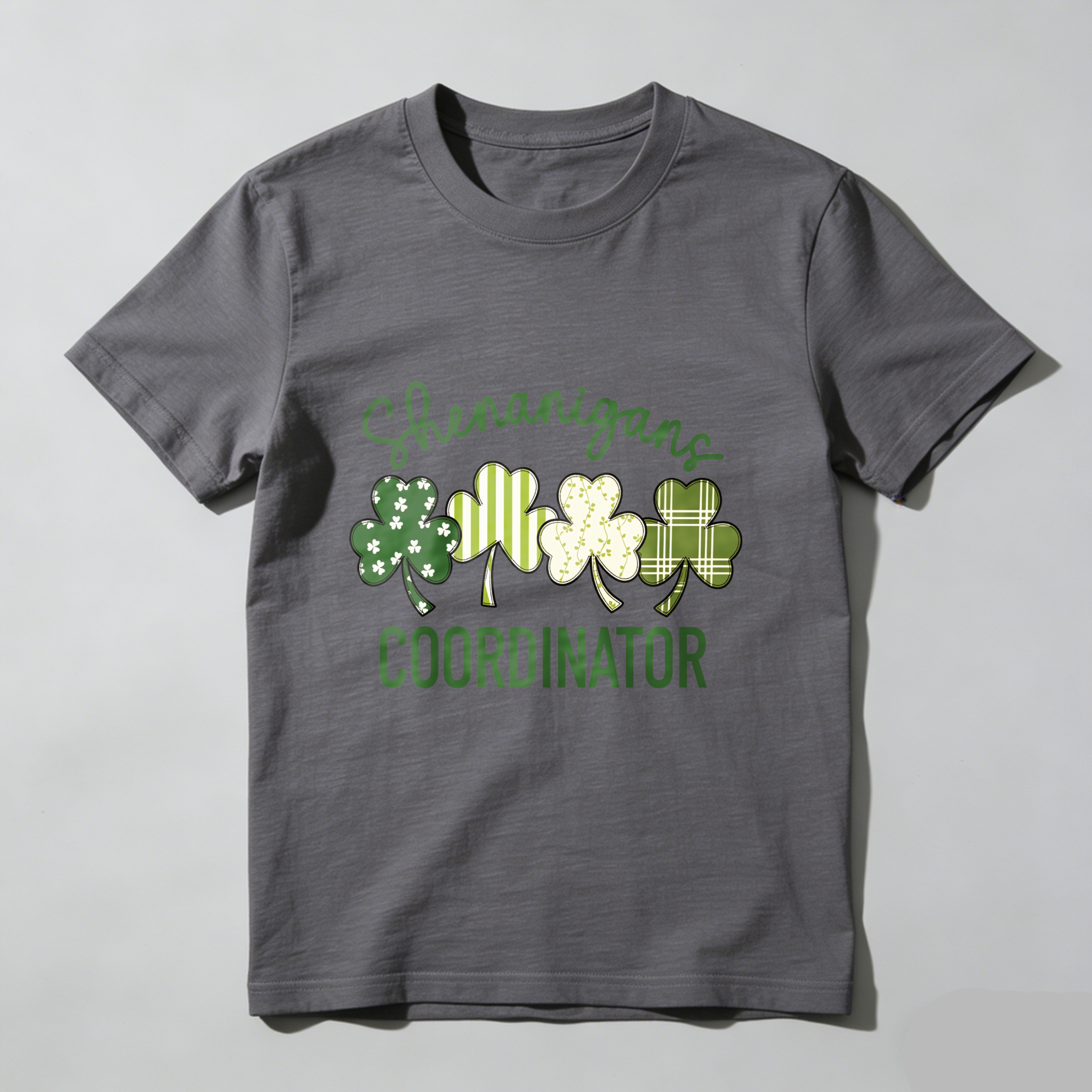 Wardrobecart Shenanigans Coordinator With Four Shamrocks tshirt