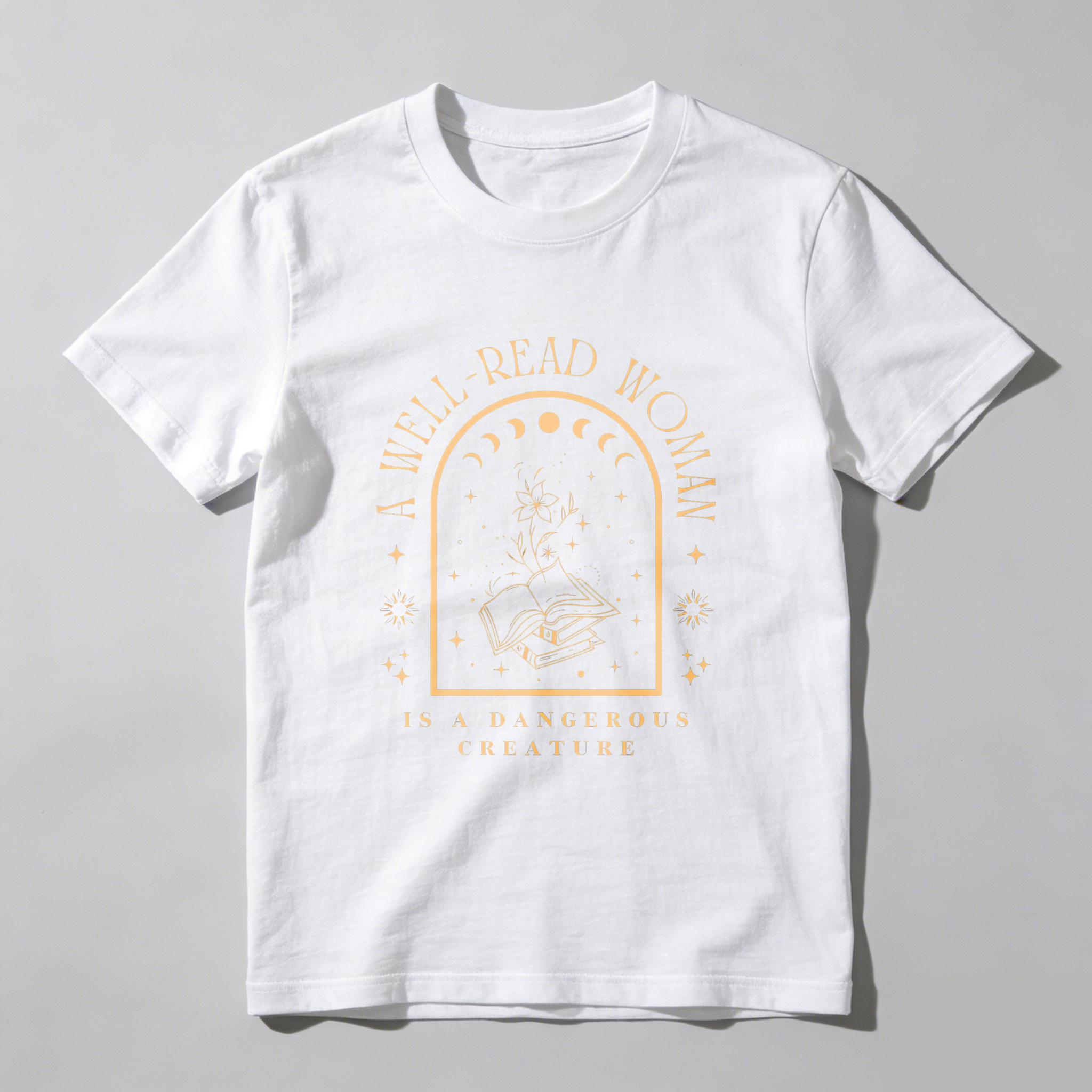Wardrobecart A Well Read Woman Is A Dangerous Creature Tshirt