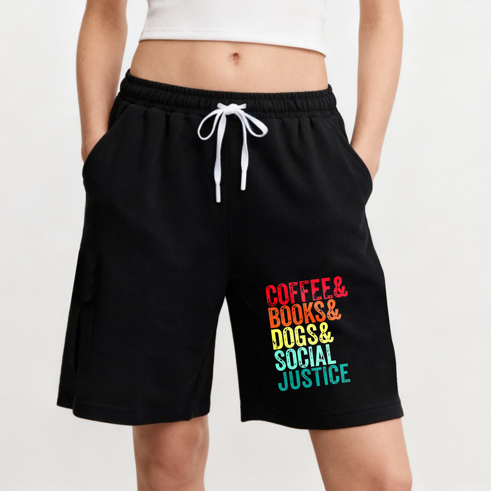 Wardrobecart Coffee Books Dogs Social Justice Shorts