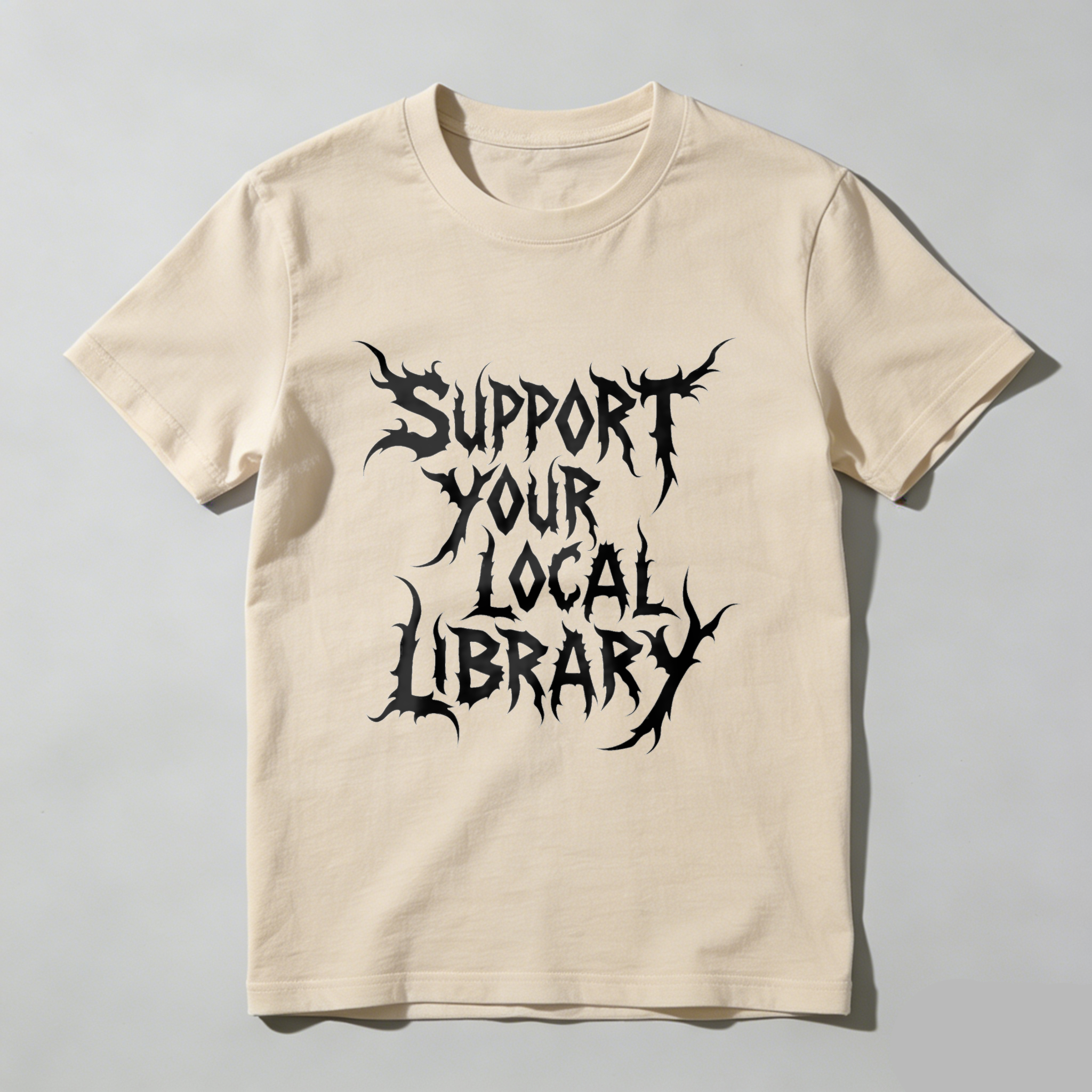 Wardrobecart Support Your Local Library Tshirt