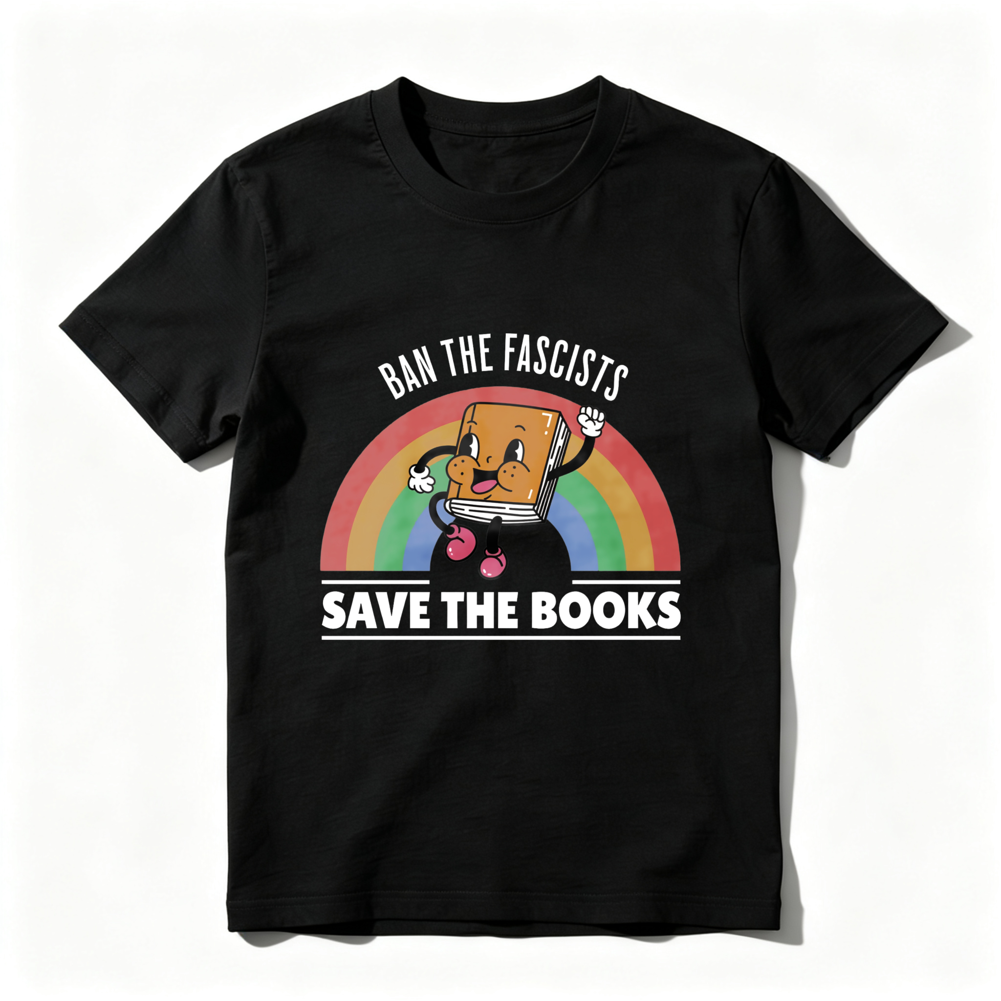 Wardrobecart Ban The Fascists Save The Books Tshirt