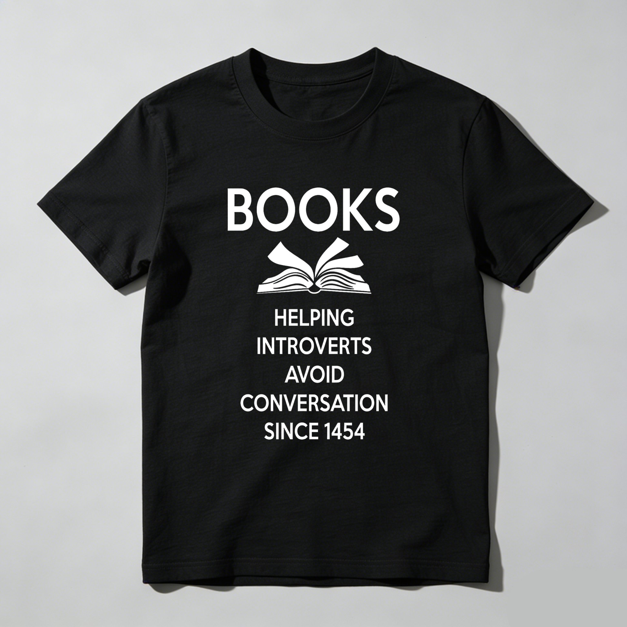 Wardrobecart Books Helping Introverts Avoid Conversation Since 1454 Tshirt