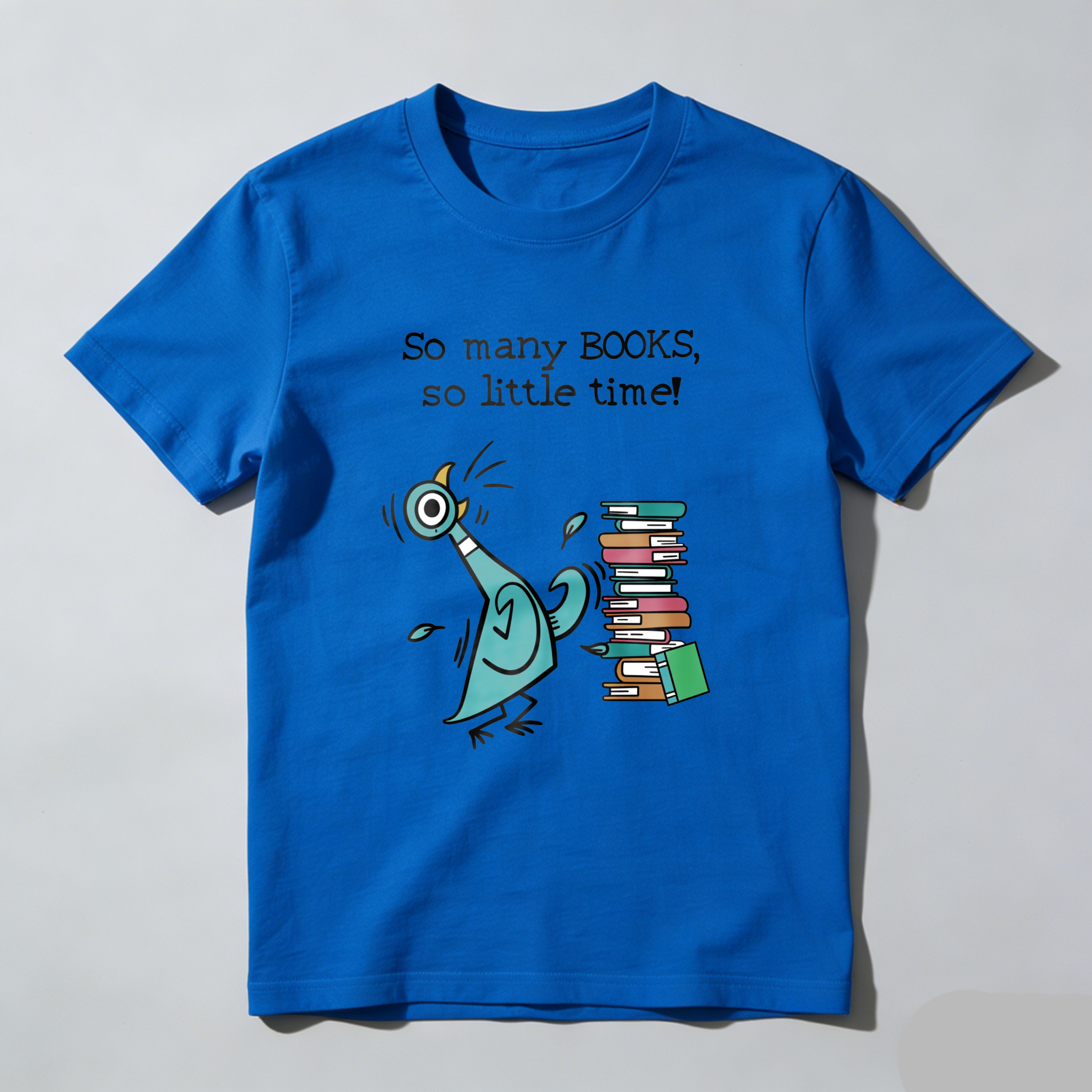 Wardrobecart So Many Books So Little Time Bird And Books Tshirt