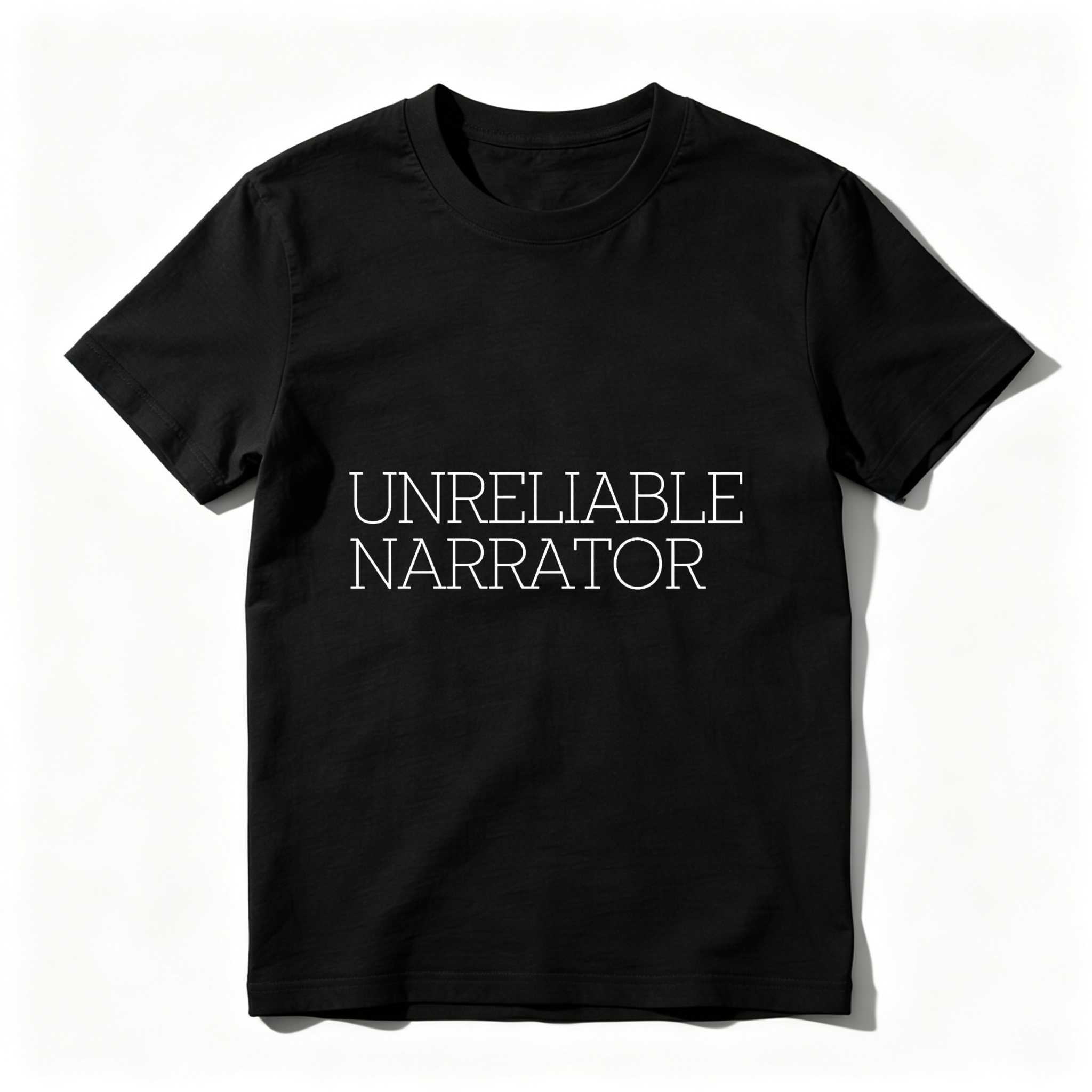 Wardrobecart Unreliable Narrator Tshirt
