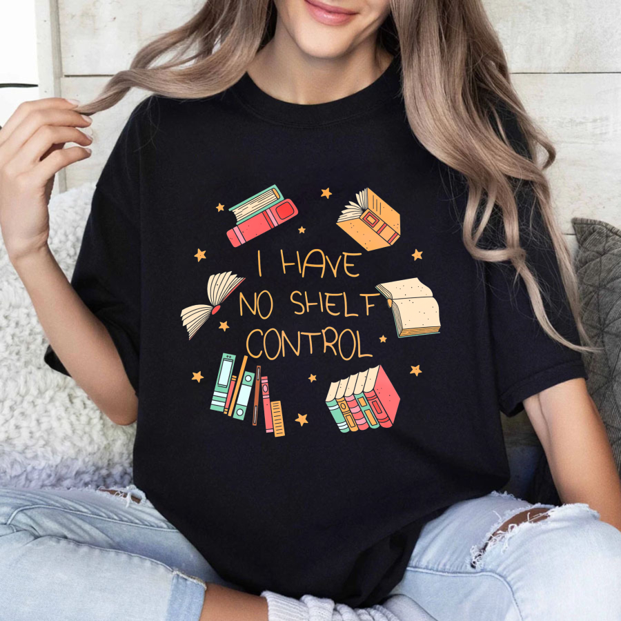 Wardrobecart Book Lover I Have No Shelf Control Design Unisex Classic T-shirt