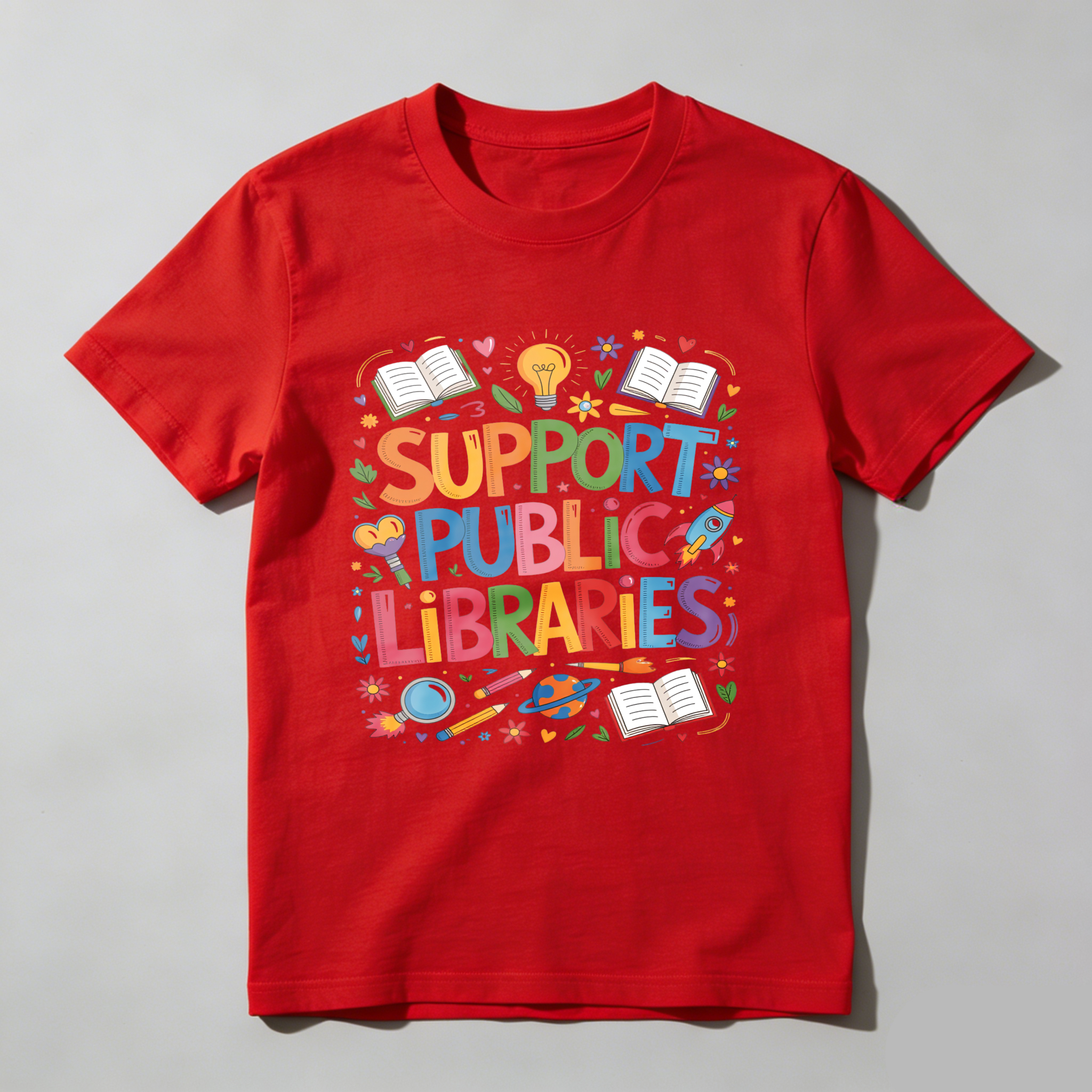 Wardrobecart Support Public Libraries Tshirt