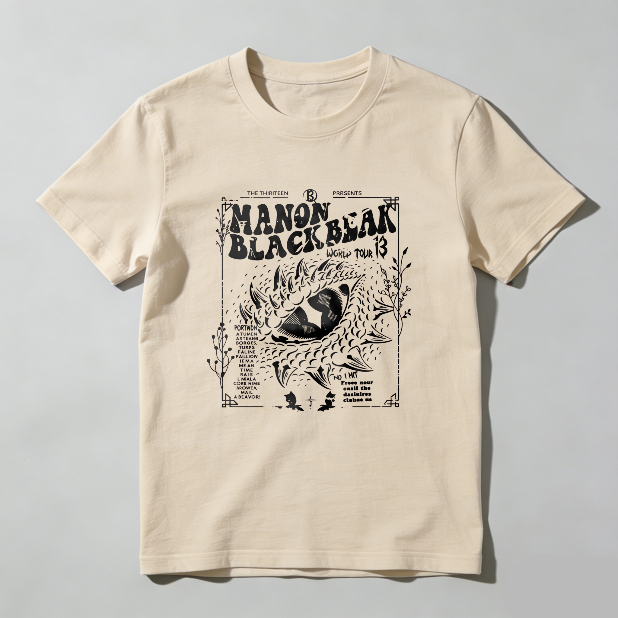 Wardrobecart Manon Blackbeak World Tour 13 Tshirt