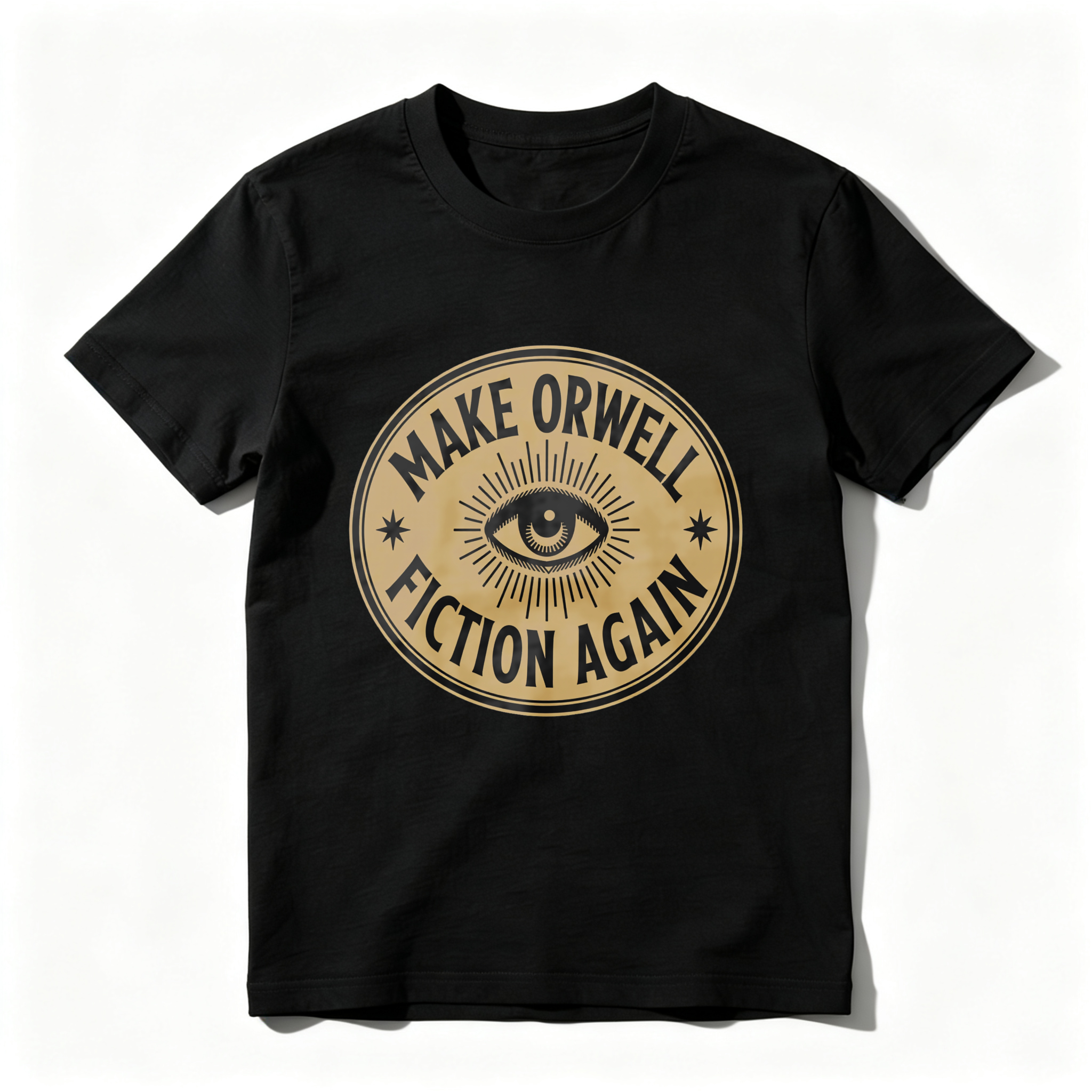 Wardrobecart Make Orwell Fiction Again Eye Symbol Tshirt