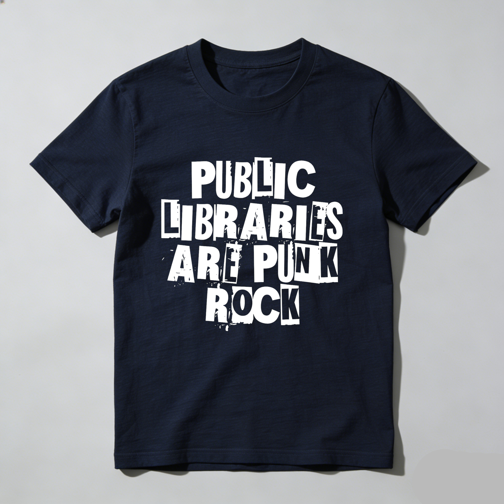 Wardrobecart Public Libraries Are Punk Rock Tshirt