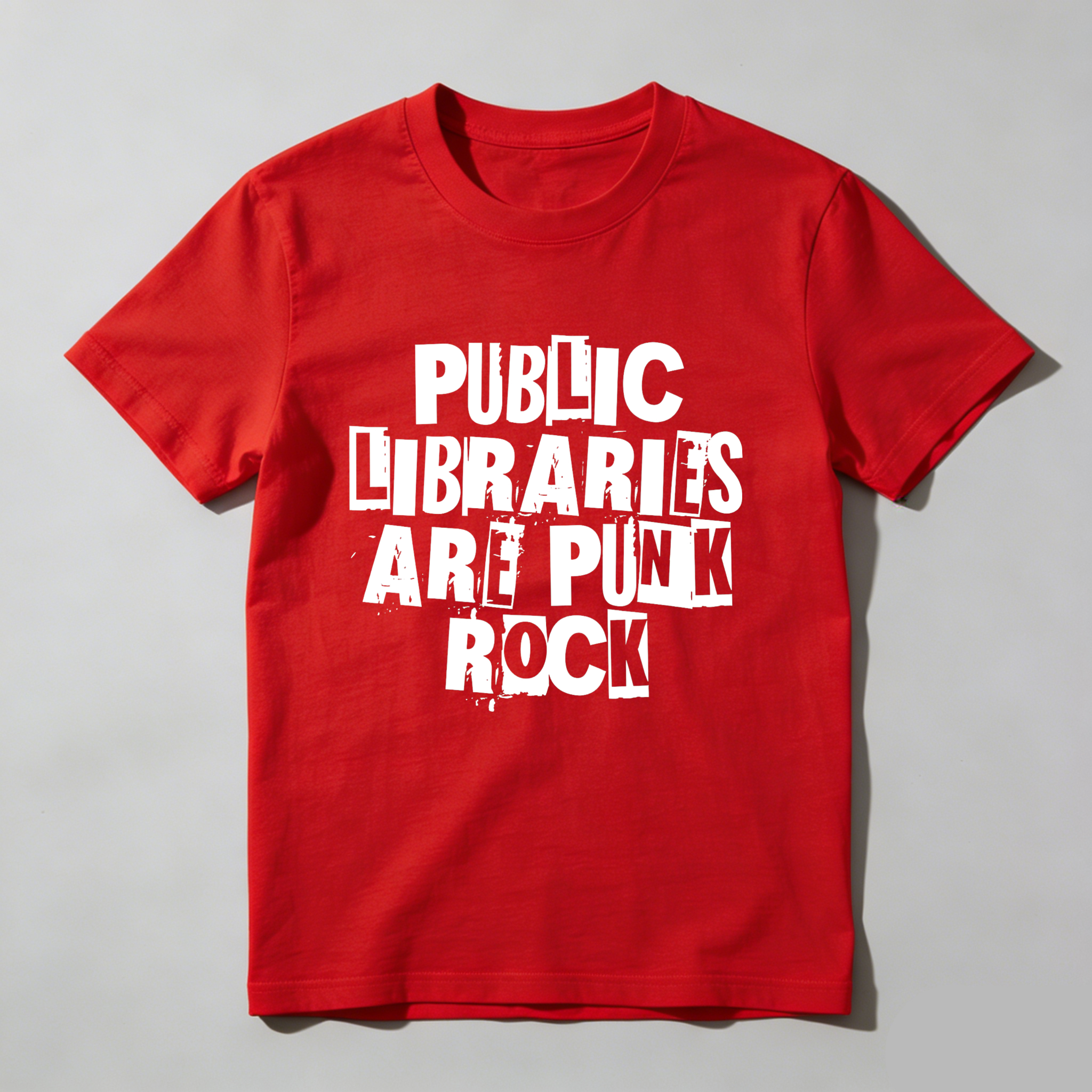 Wardrobecart Public Libraries Are Punk Rock Tshirt