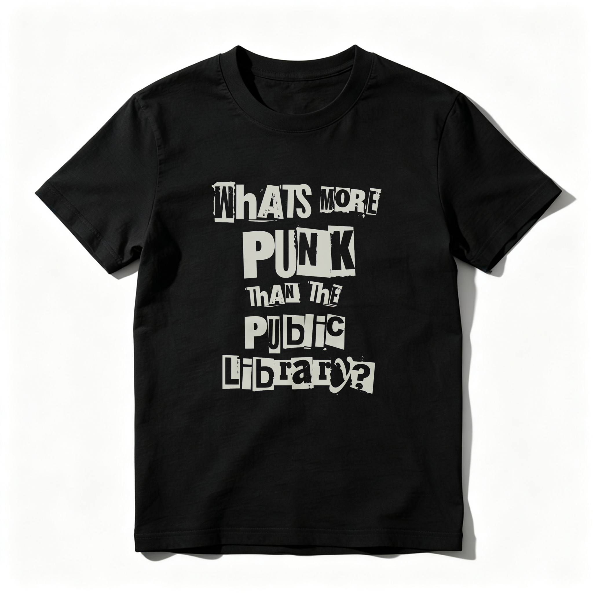 Wardrobecart What's More Punk Than The Public Library Tshirt