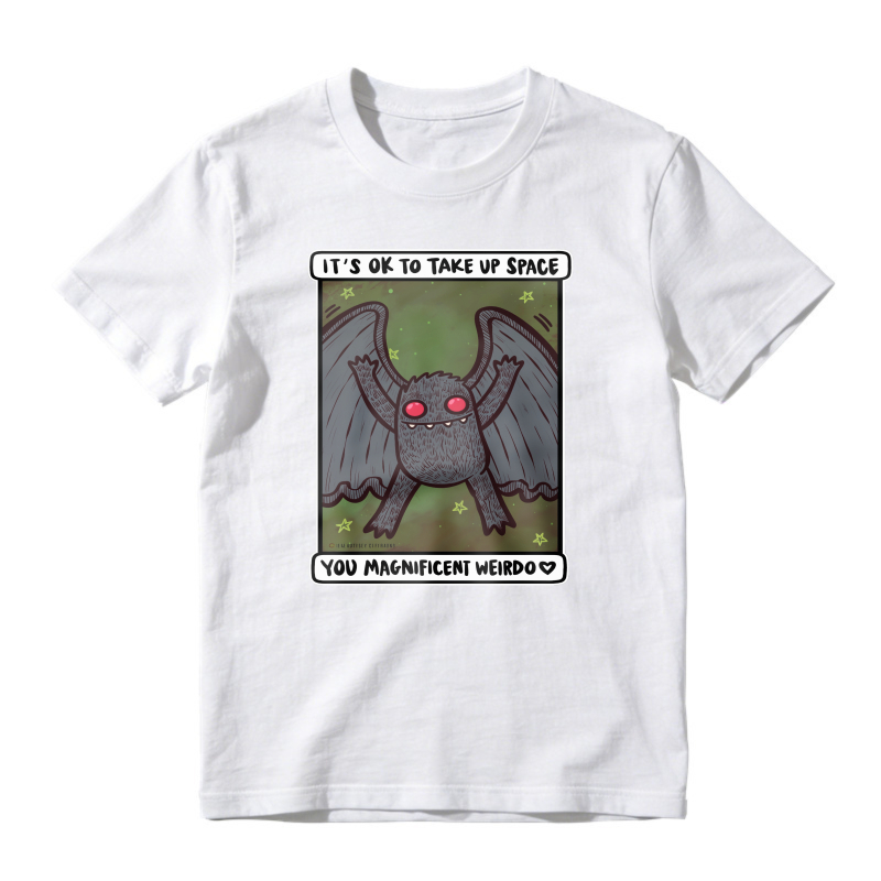 It's Ok To Take Up Space You Magnificent Weirdo Bat Graphic, Unisex Classic T-shirt