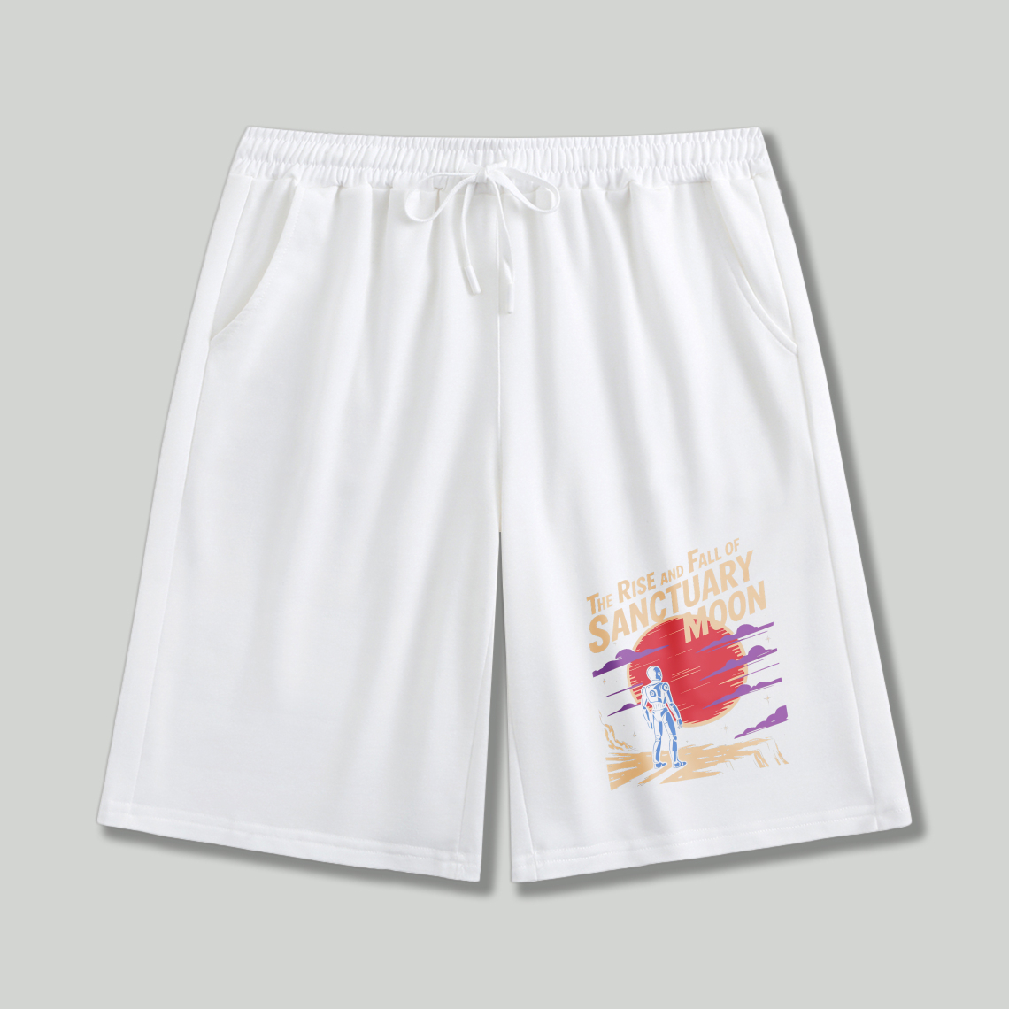 Wardrobecart The Rise And Fall Of Sanctuary Moon Graphic Shorts