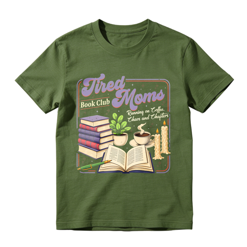 Wardrobecart Tired Moms Reading Books And Tea Unisex Classic T-shirt