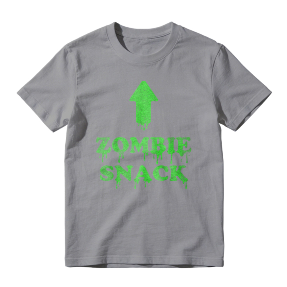 Zombie Snack Green Dripping Arrow Graphic T-shirt