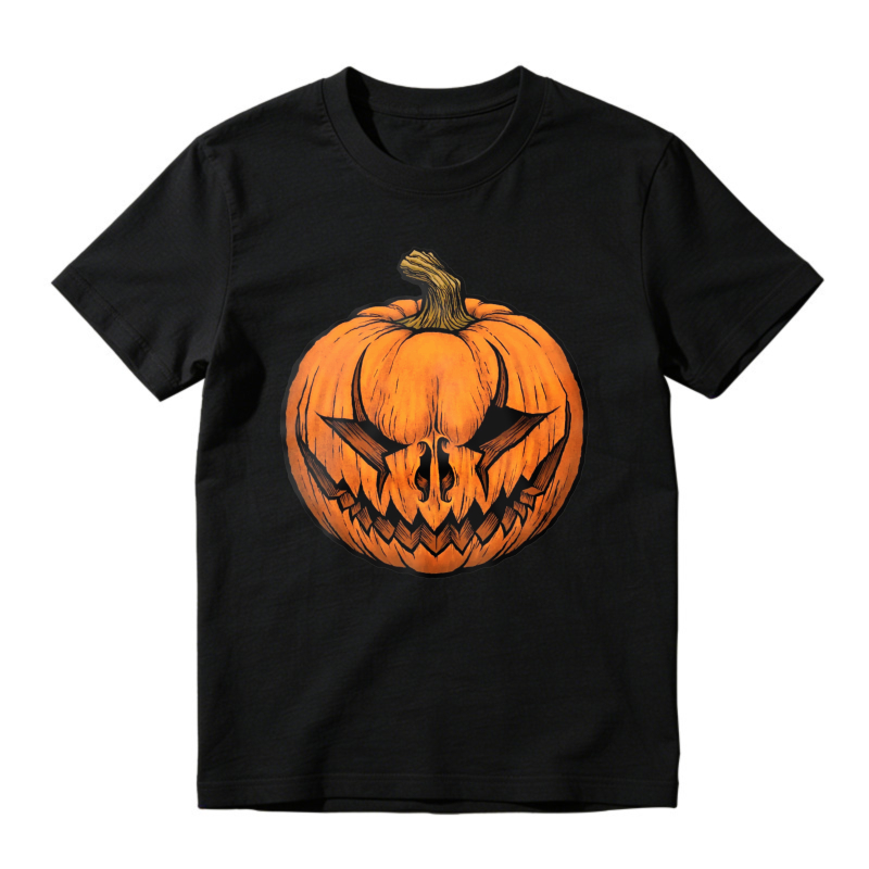 Halloween Carved Pumpkin Face, Unisex Classic T-shirt
