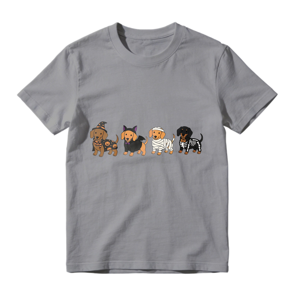 Halloween Dachshund Dogs In Costumes, Unisex Classic T-shirt