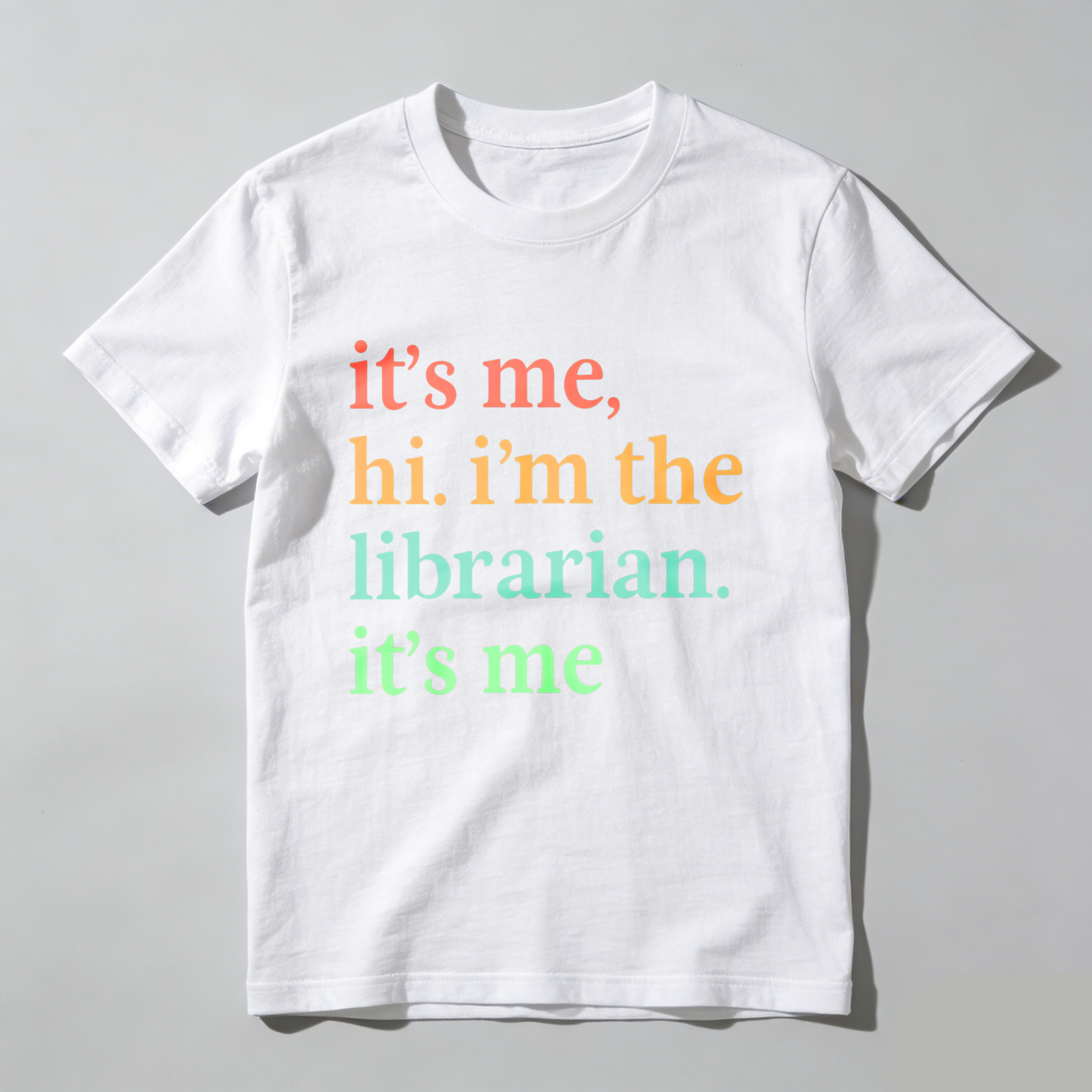 Wardrobecart It's Me Hi I'm The Librarian It's Me Tshirt