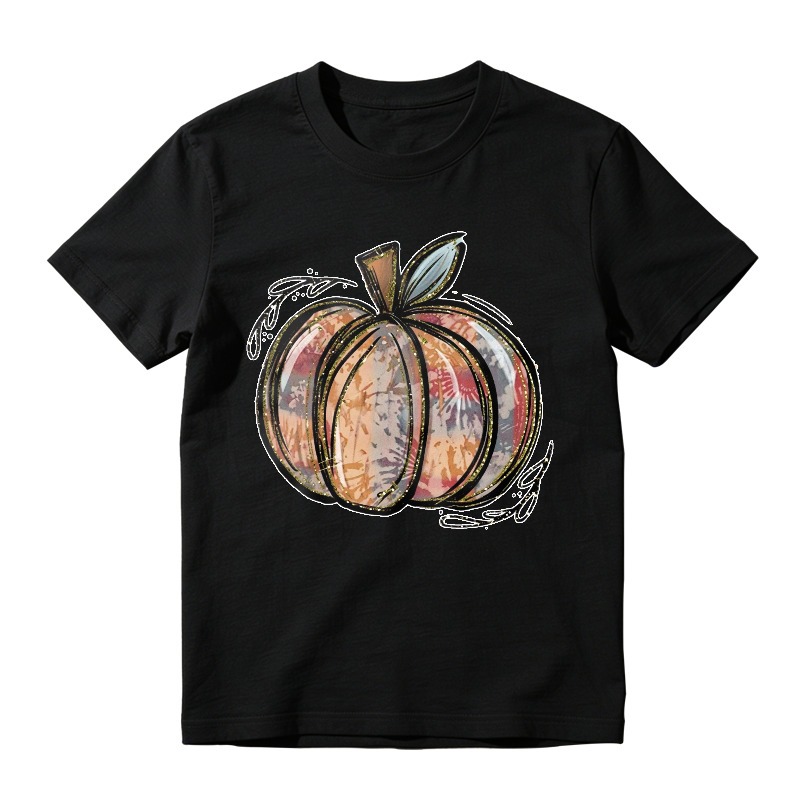 Abstract Artistic Pumpkin Design Unisex Classic T Shirt