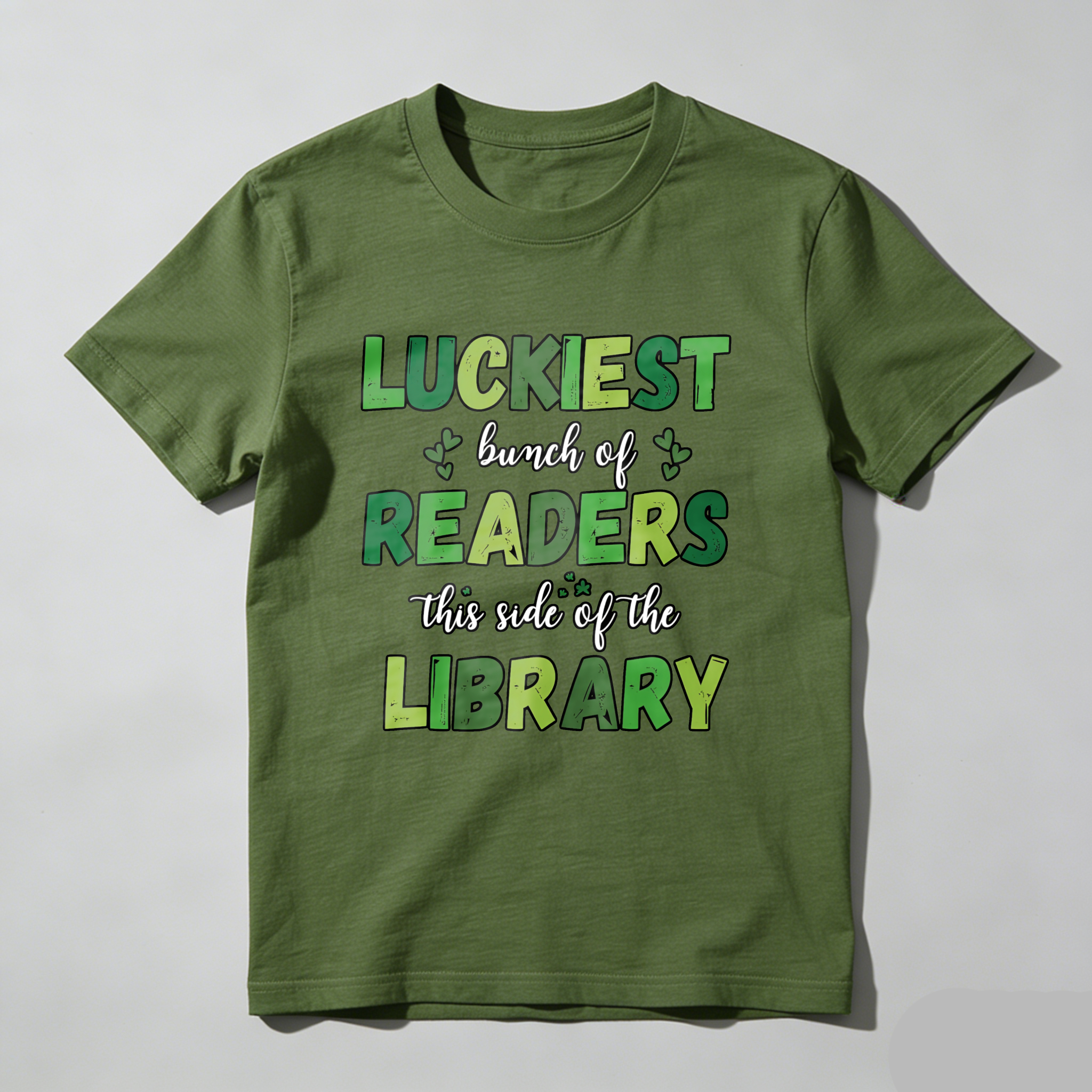 Wardrobecart Luckiest Bunch Of Readers This Side Of The Library tshirt