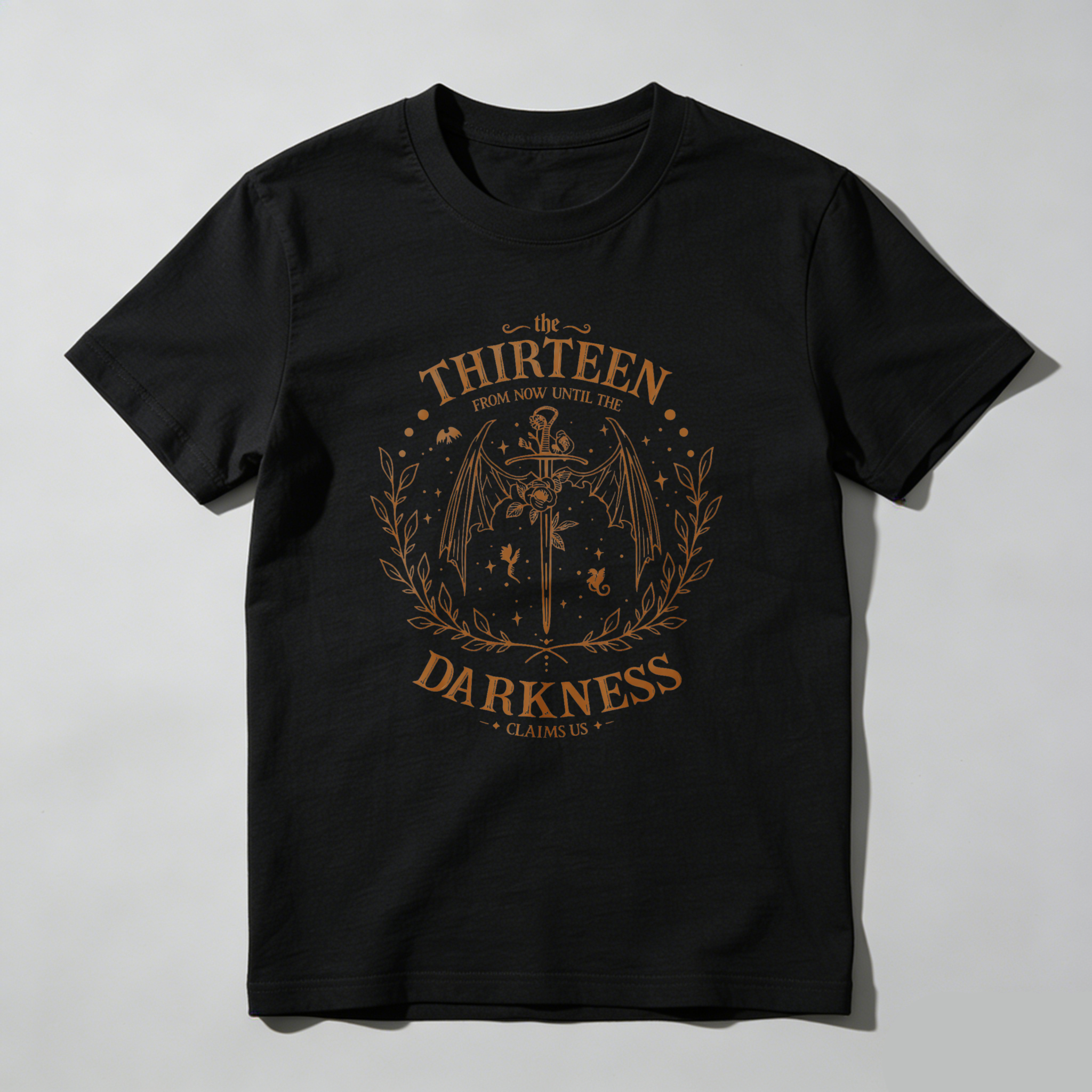 Wardrobecart Thirteen From Now Until The Darkness Claims Us Tshirt