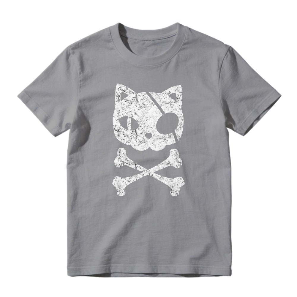 Pirate Cat Skull And Crossbones Unisex Classic T-shirt