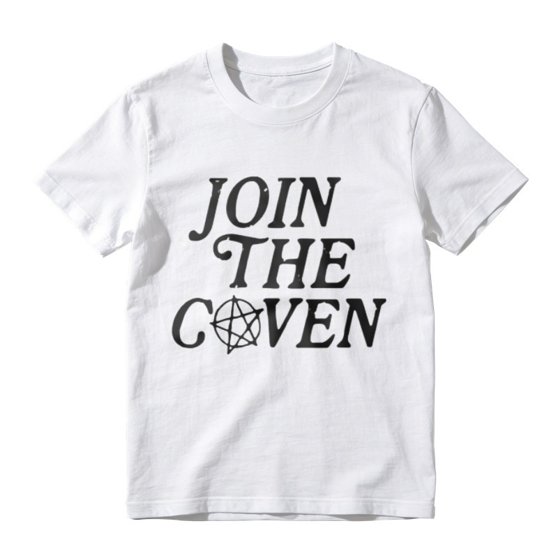 Join The Coven Pentagram Symbol Graphic T-shirt