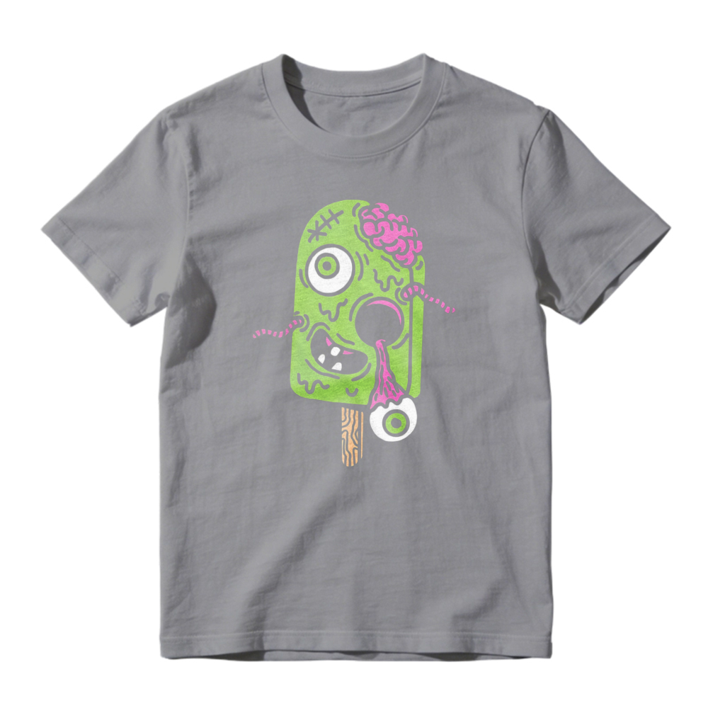 Zombie Ice Cream Pop Graphic T-shirt