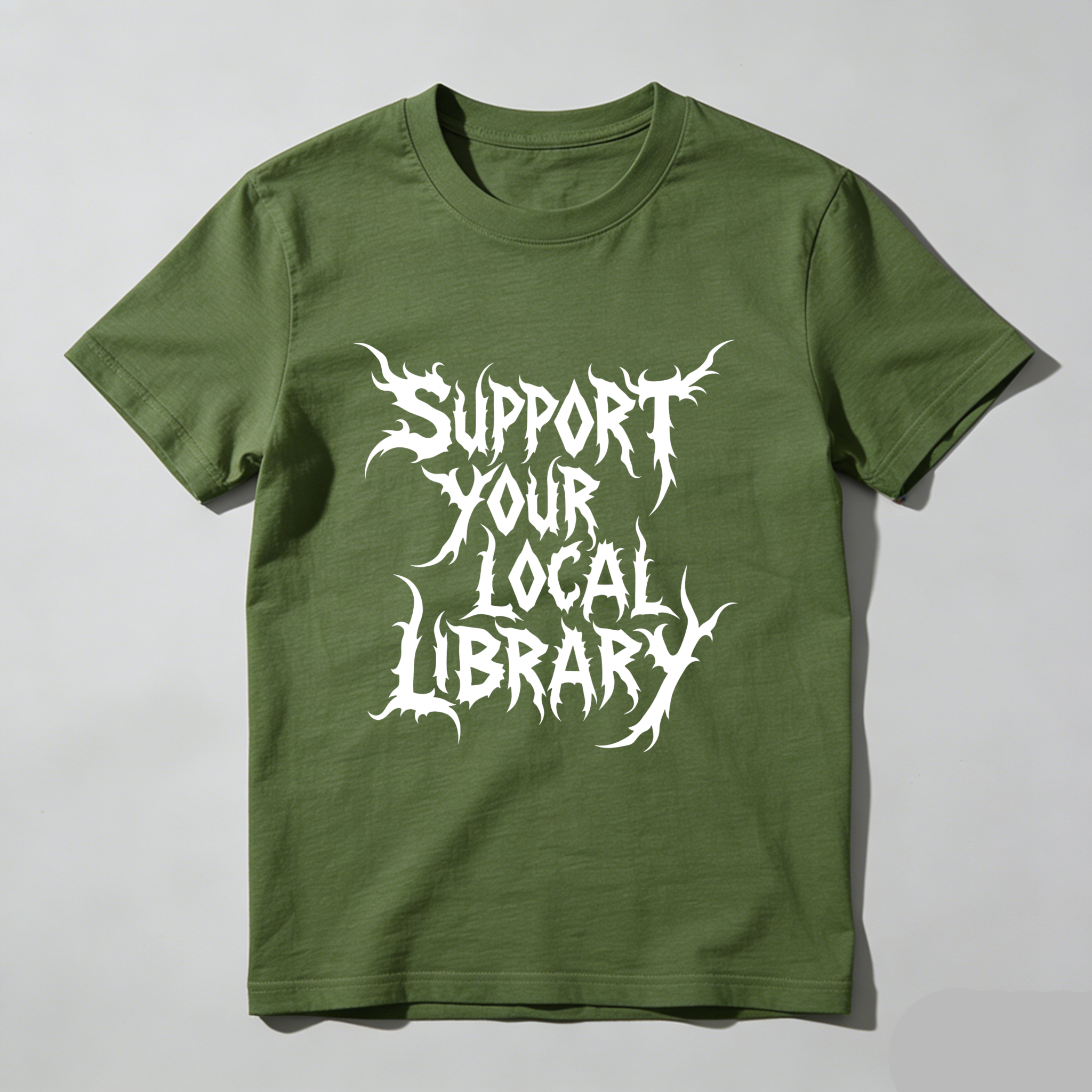 Wardrobecart Support Your Local Library Tshirt