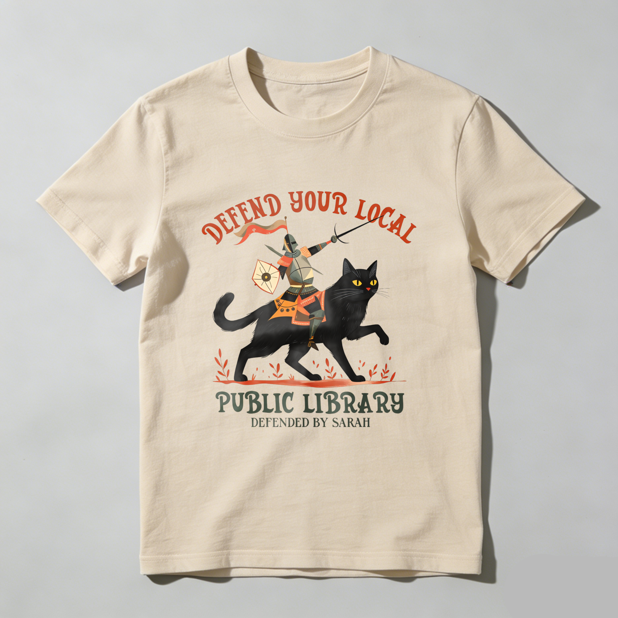 Wardrobecart Defend Your Local Public Library Defended By Sarah Tshirt