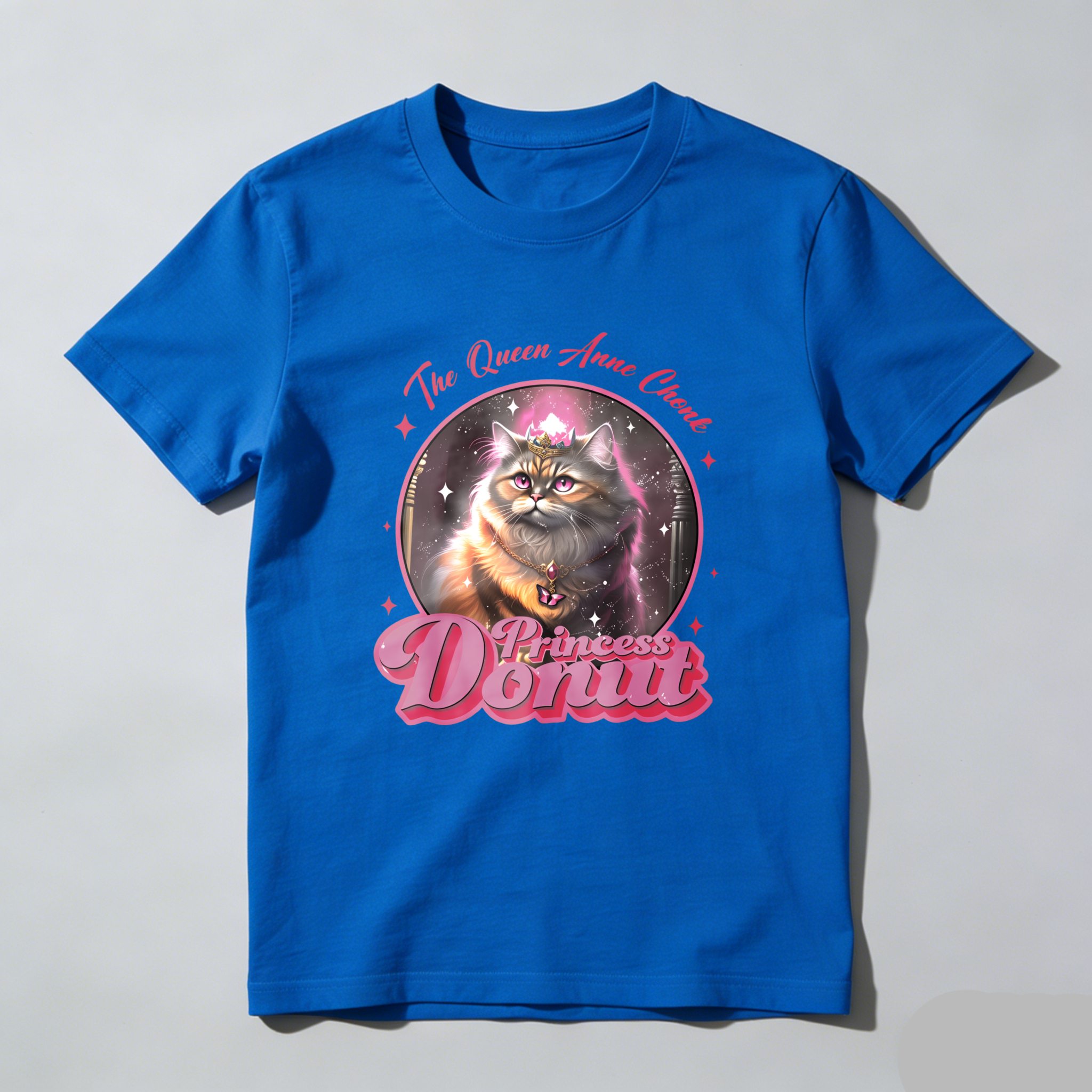 Wardrobecart The Queen Anne Cat Princess Donut Tshirt