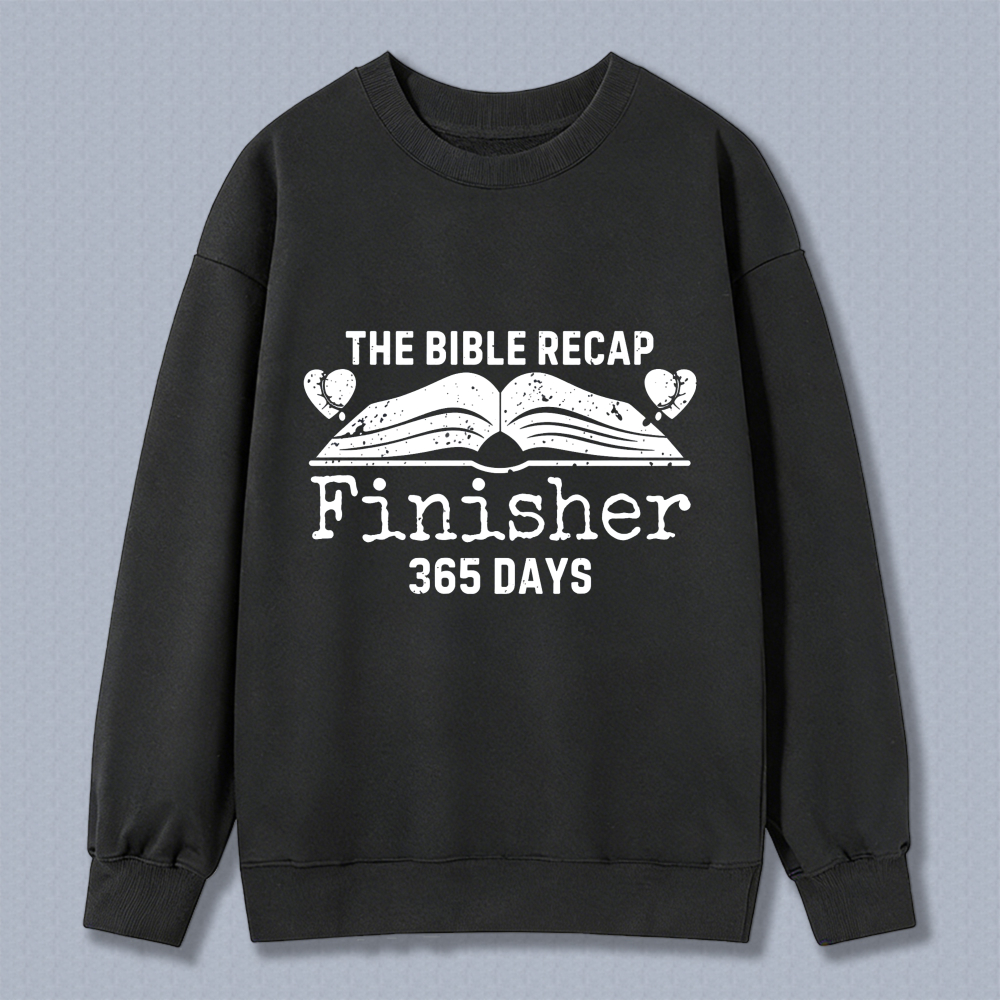 Wardrobecart The Bible Recap Finisher 365 Days Unisex Classic Sweatshirt