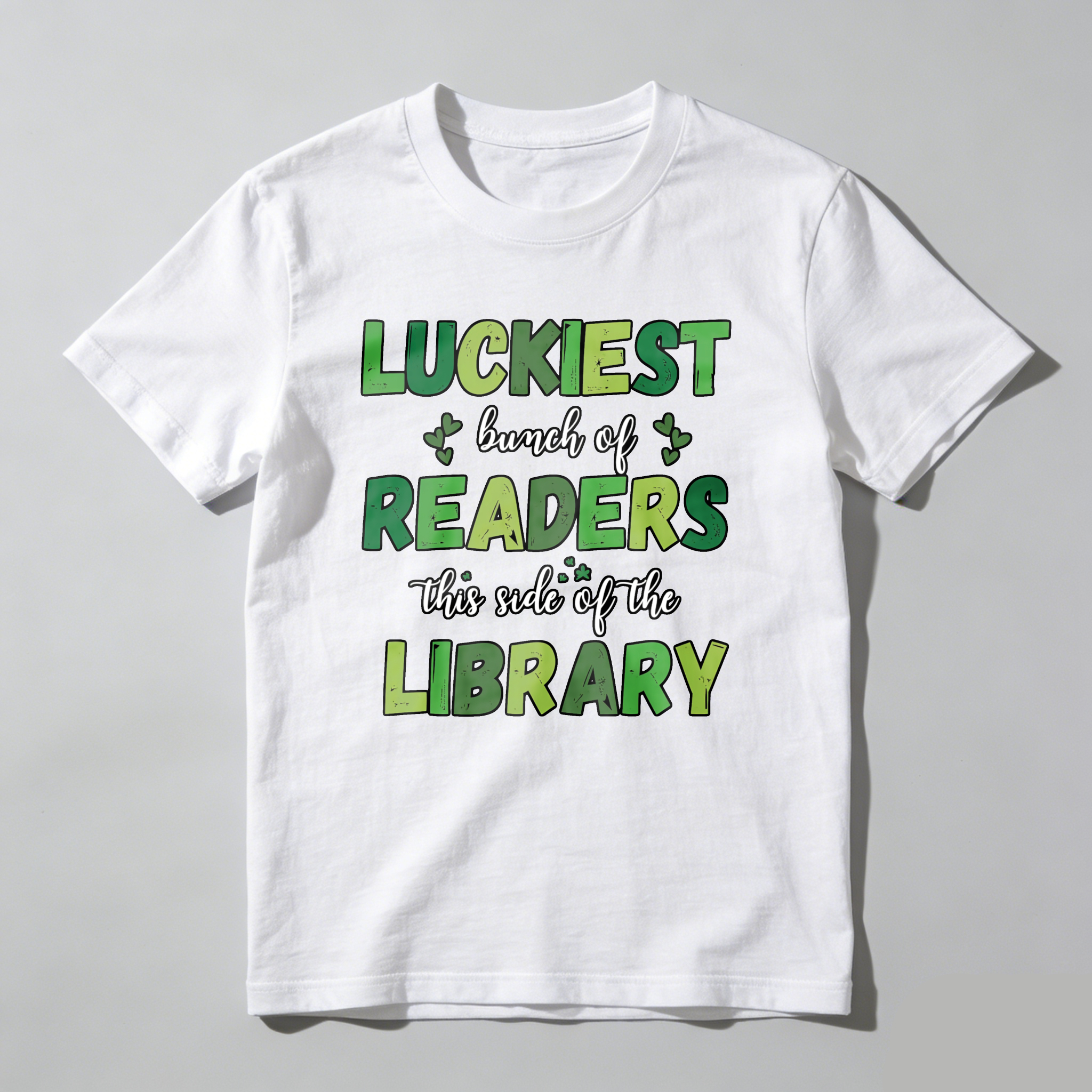 WardrobecartLuckiest Bunch Of Readers This Side Of The Library tshirt
